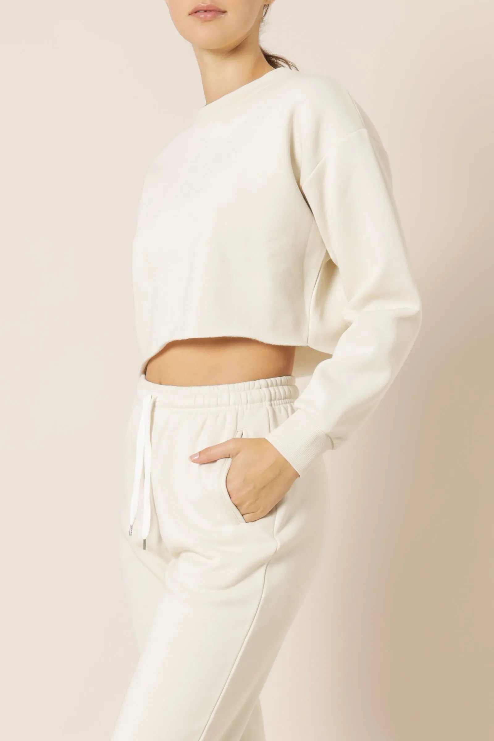 CARTER CLASSIC CROP SWEAT sold by Nude Lucy product image thumbnail 3