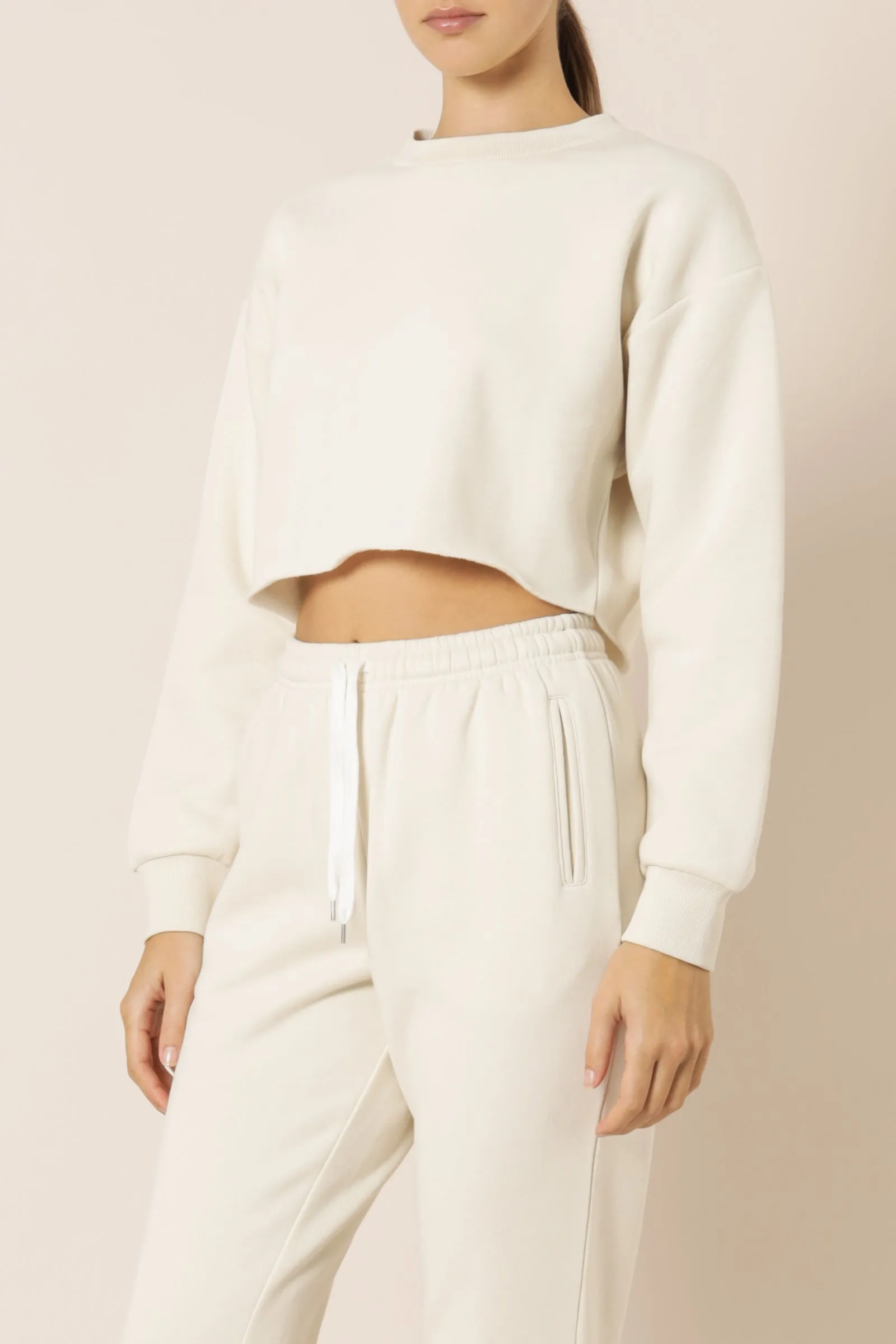 CARTER CLASSIC CROP SWEAT sold by Nude Lucy product image thumbnail 2
