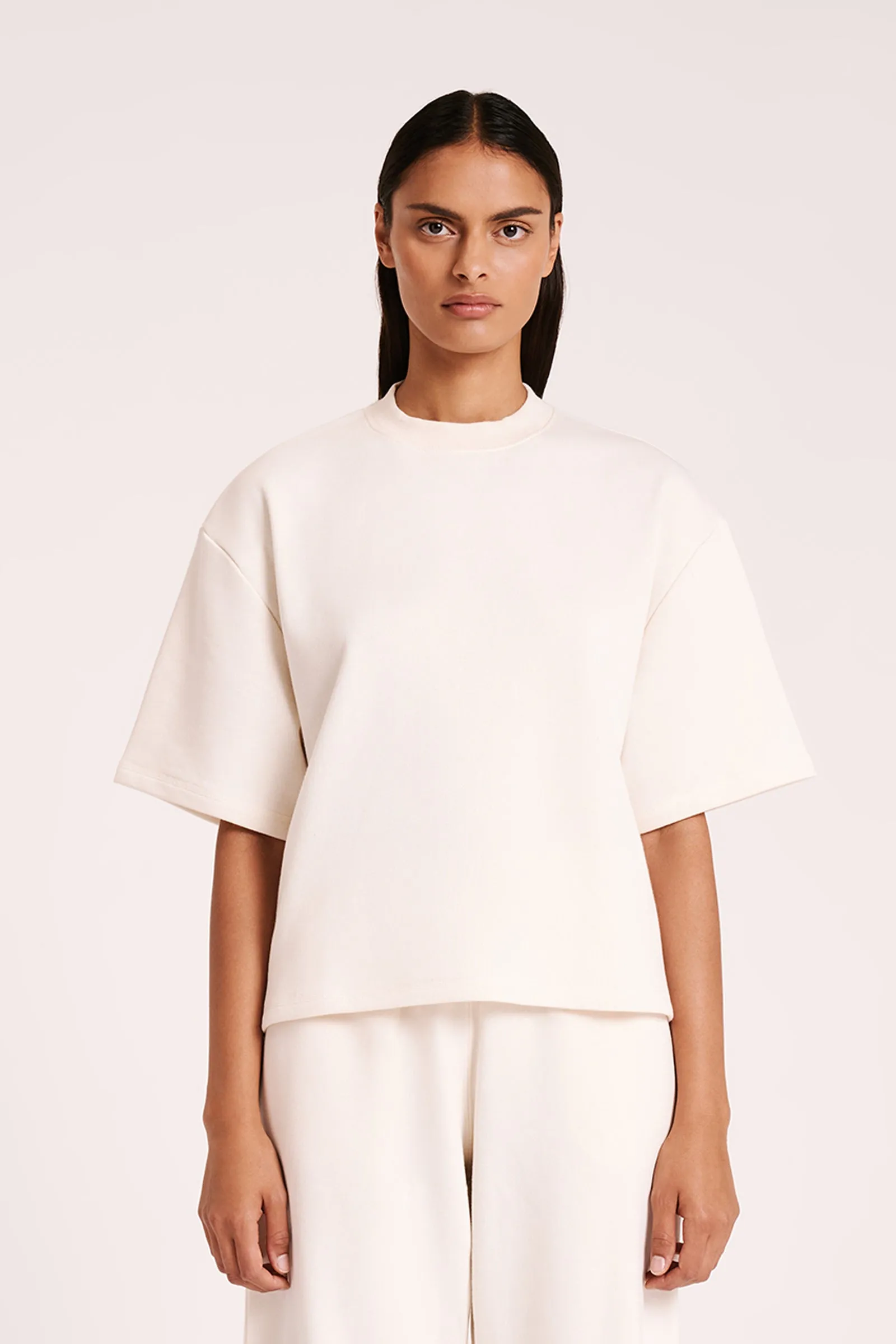 LOUNGE FLEECE TEE sold by Nude Lucy