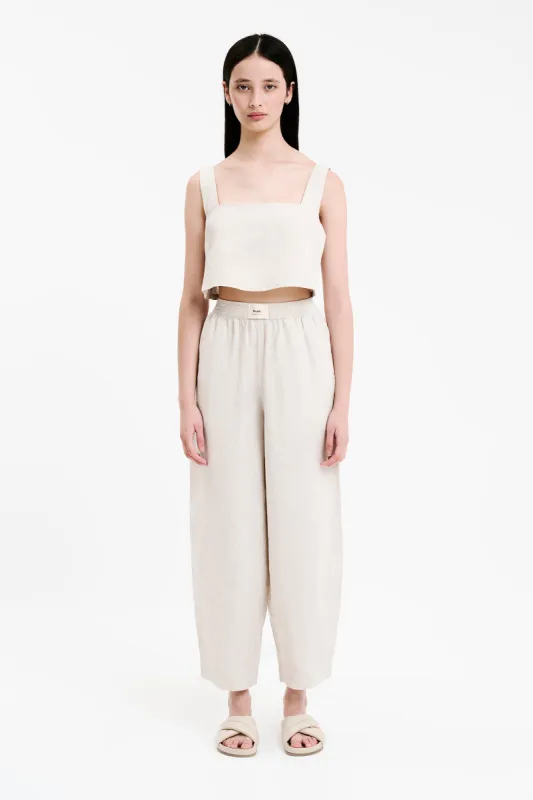 LOUNGE HERITAGE LINEN CAMI sold by Nude Lucy