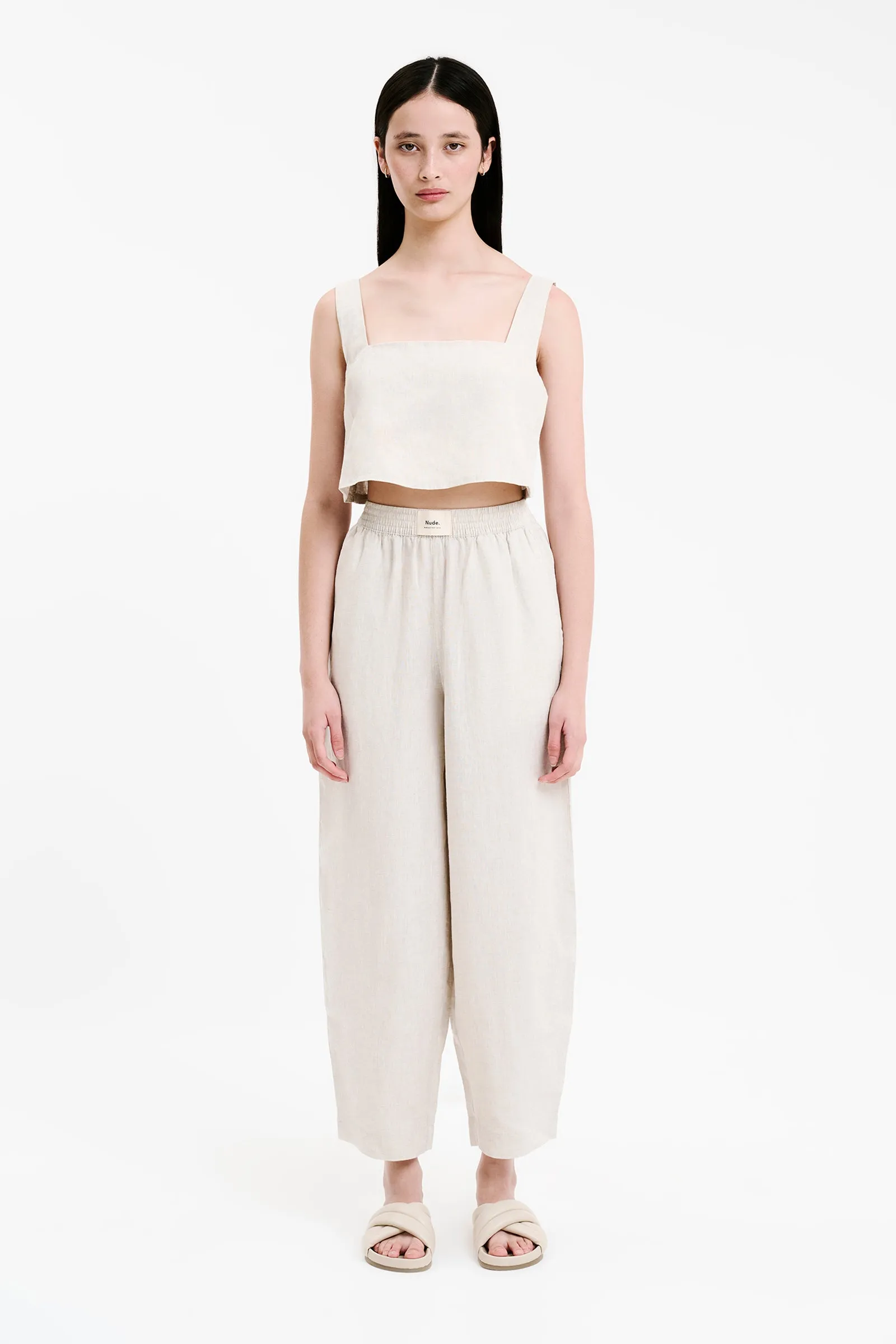 LOUNGE HERITAGE LINEN CAMI sold by Nude Lucy