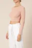 CAMERON WAFFLE LS TEE sold by Nude Lucy