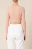 CAMERON WAFFLE LS TEE sold by Nude Lucy