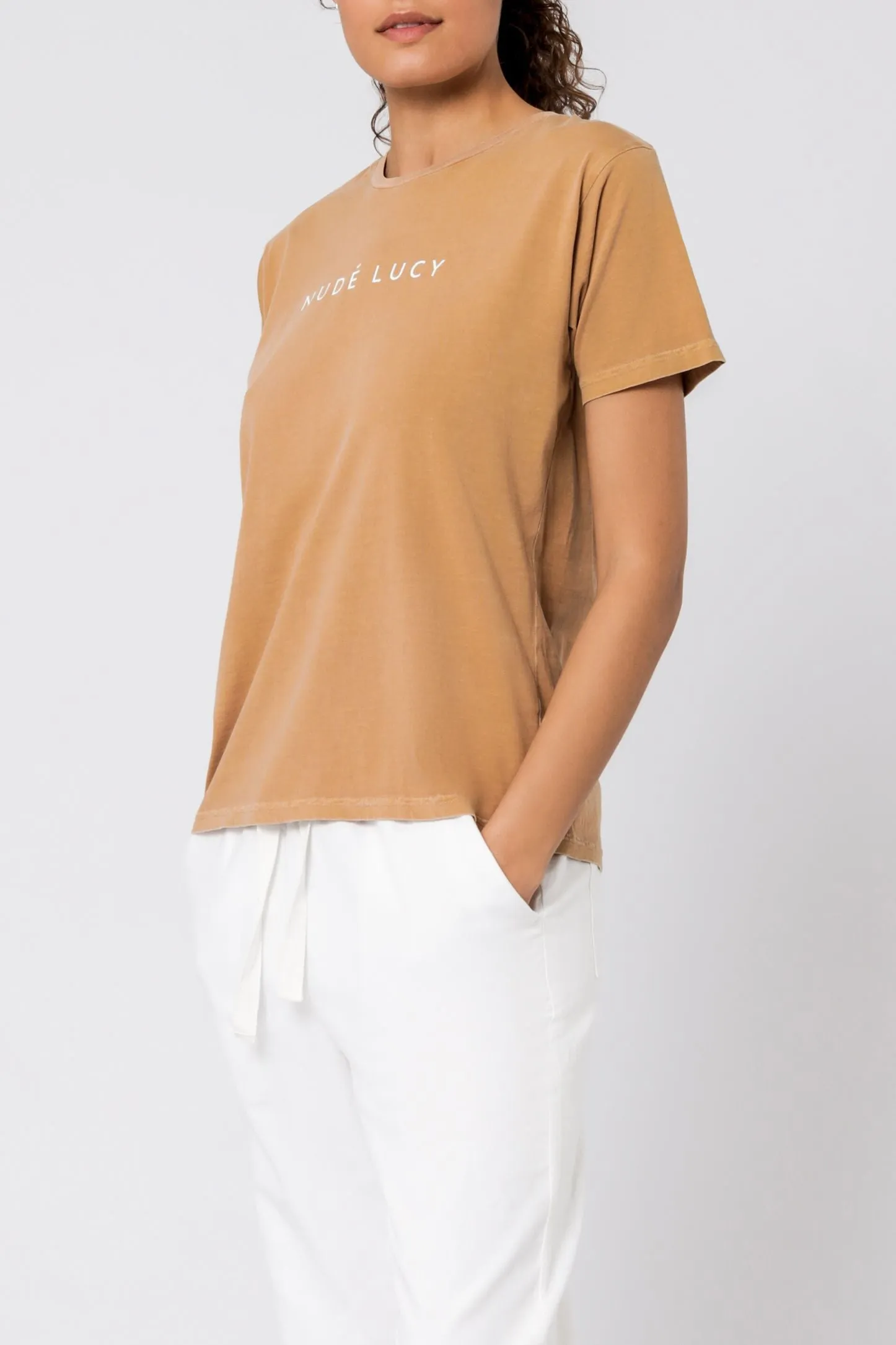 NUDE LUCY WASHED SLOGAN TEE sold by Nude Lucy product image thumbnail 2