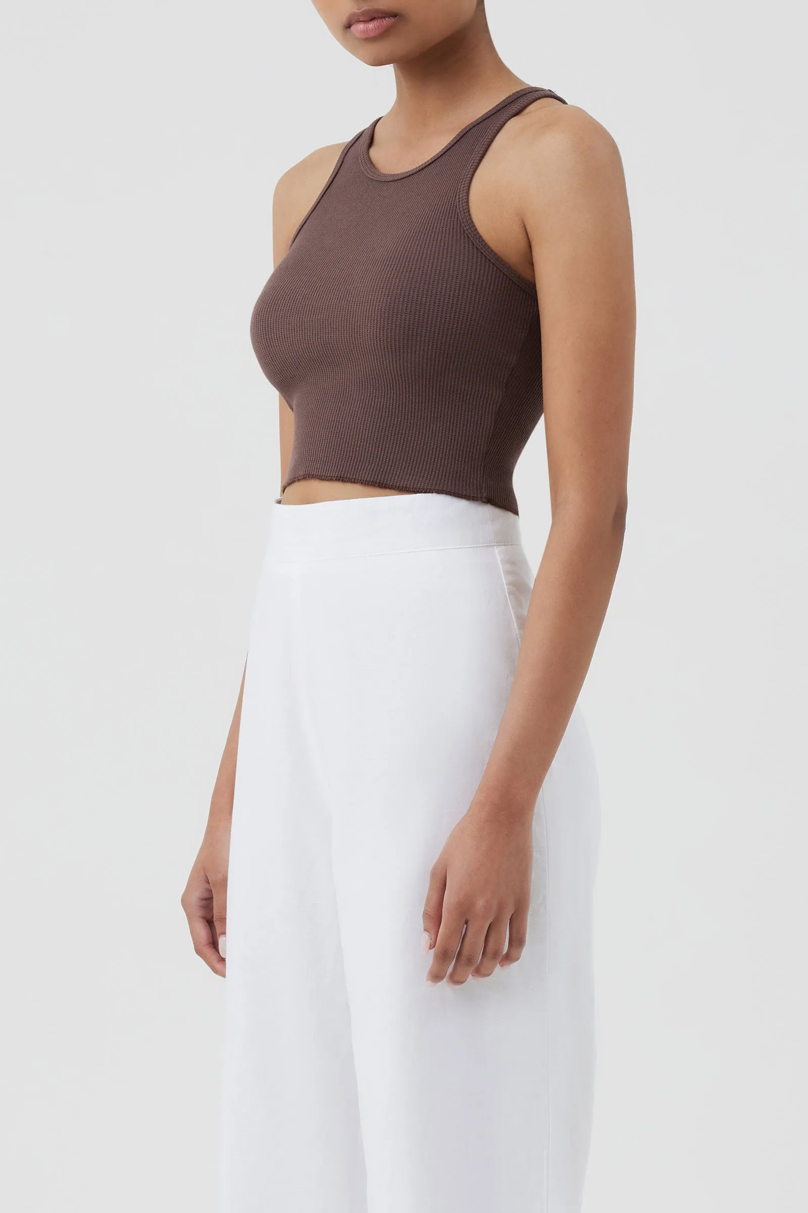 ANNIE WAFFLE TANK sold by Nude Lucy product image thumbnail 3