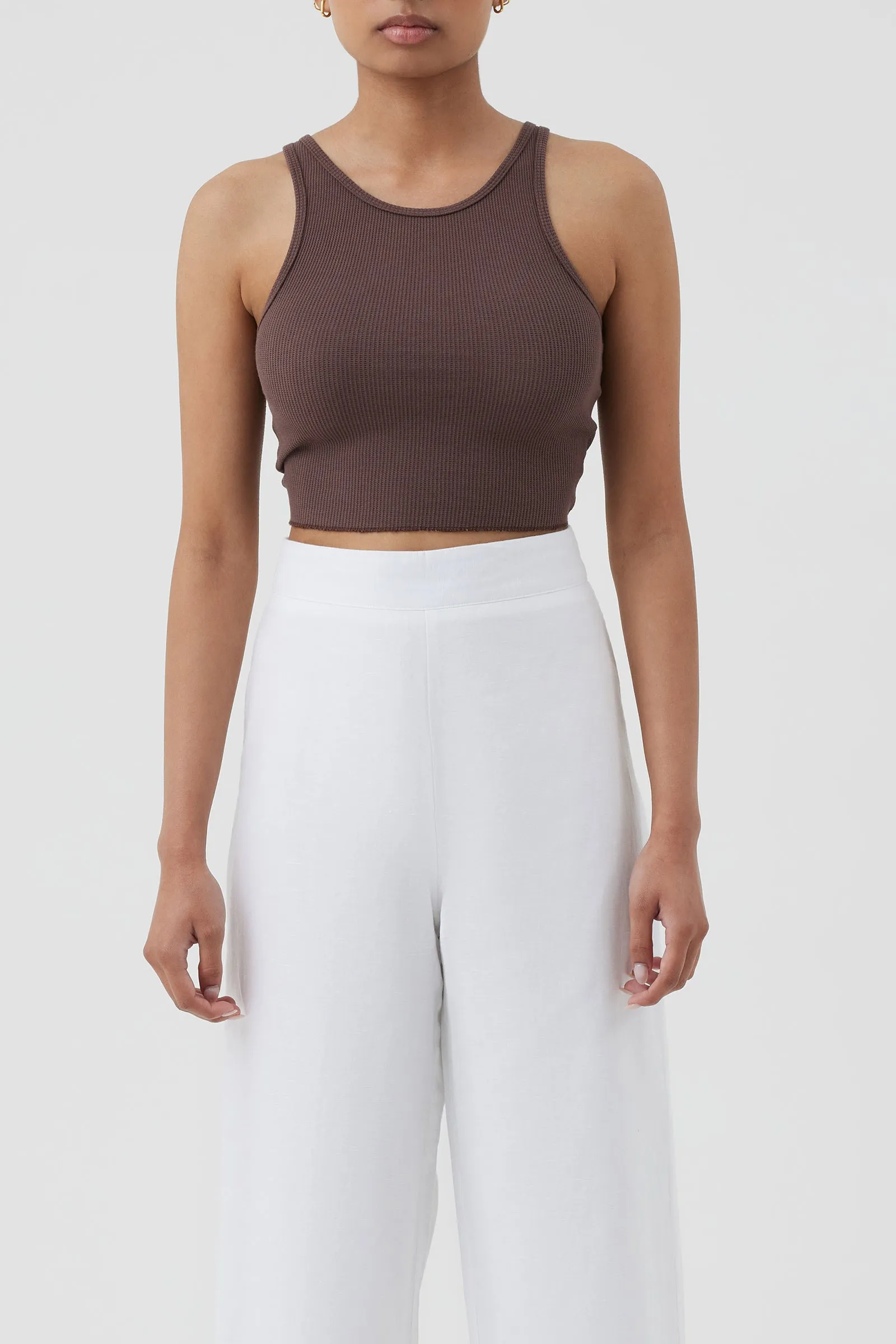 ANNIE WAFFLE TANK sold by Nude Lucy product image thumbnail 2