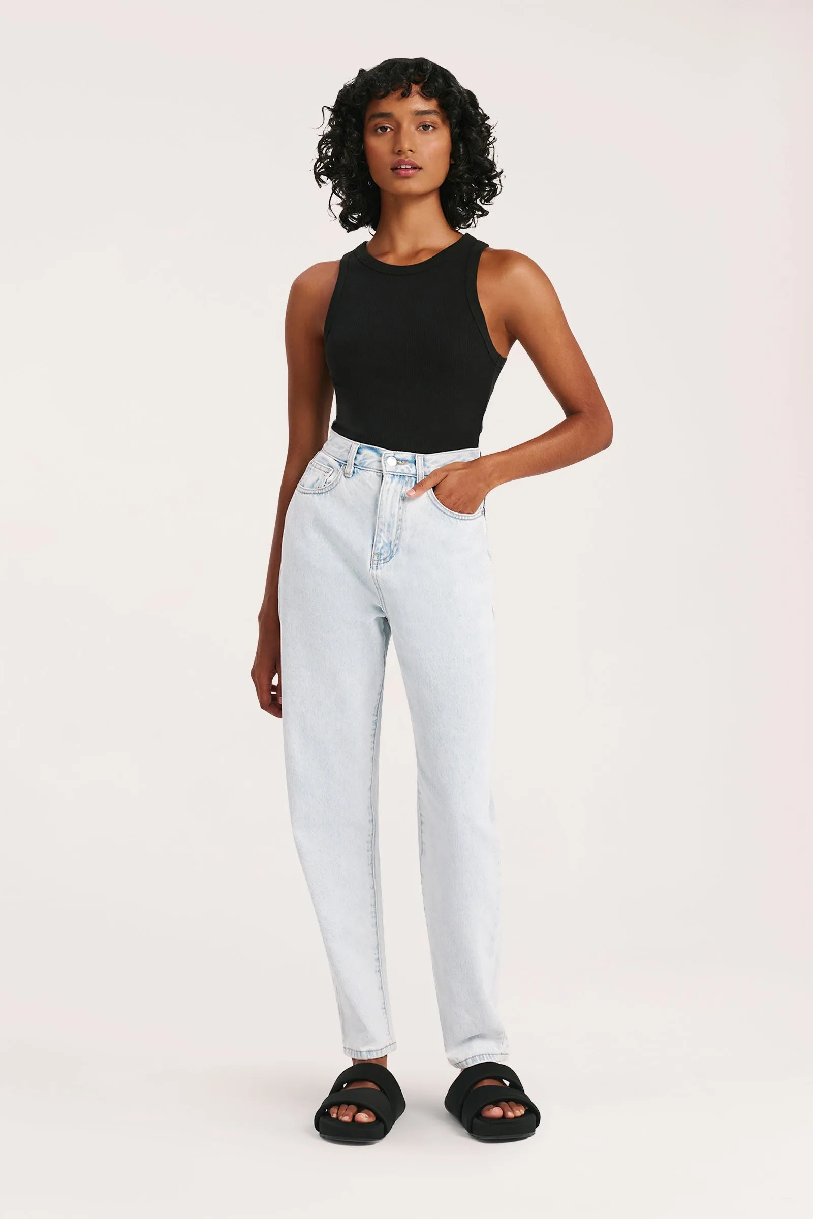 ORGANIC RIB TANK sold by Nude Lucy product image thumbnail 5