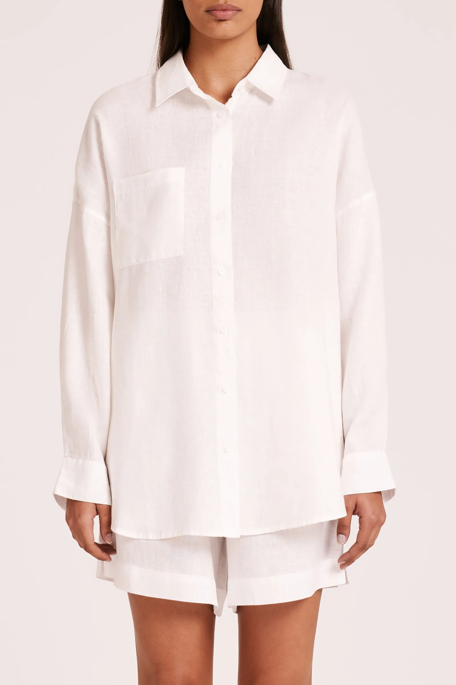 LOUNGE HERITAGE LINEN SHIRT sold by Nude Lucy product image thumbnail 2