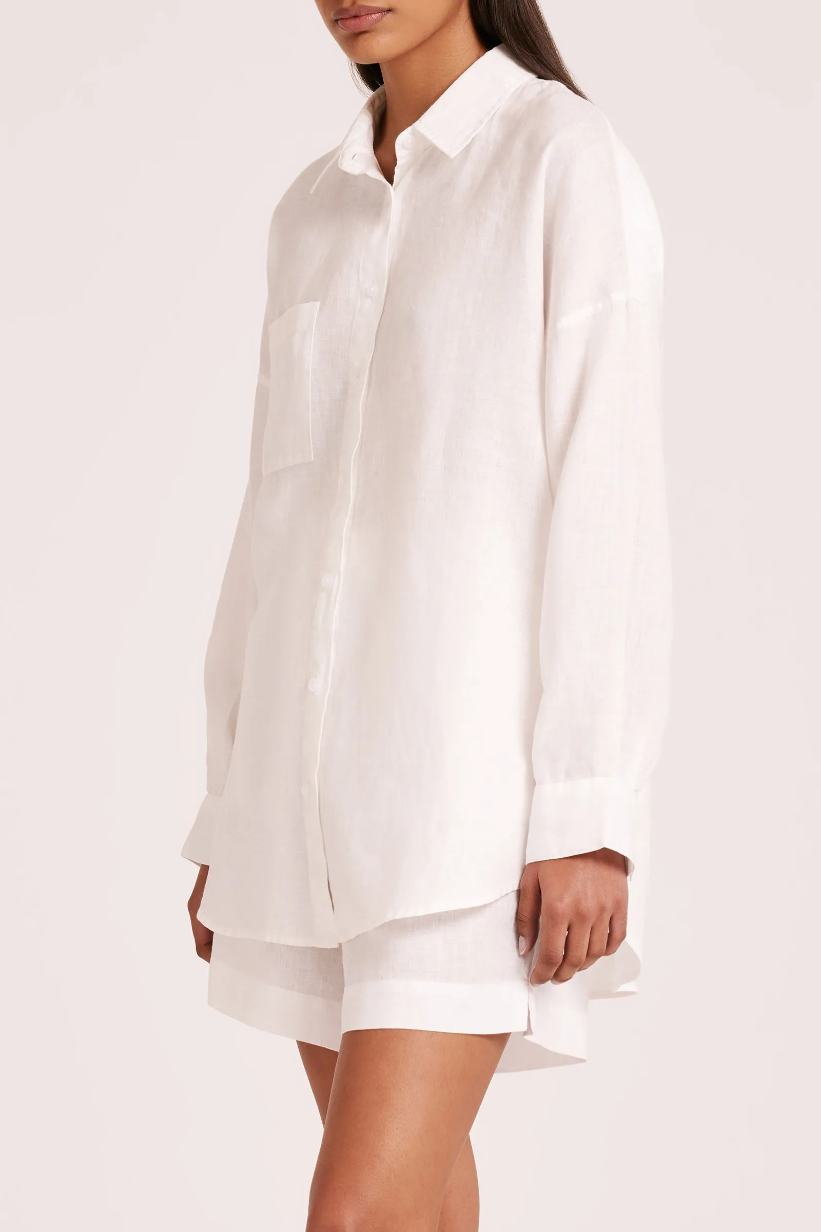 LOUNGE HERITAGE LINEN SHIRT sold by Nude Lucy product image thumbnail 3
