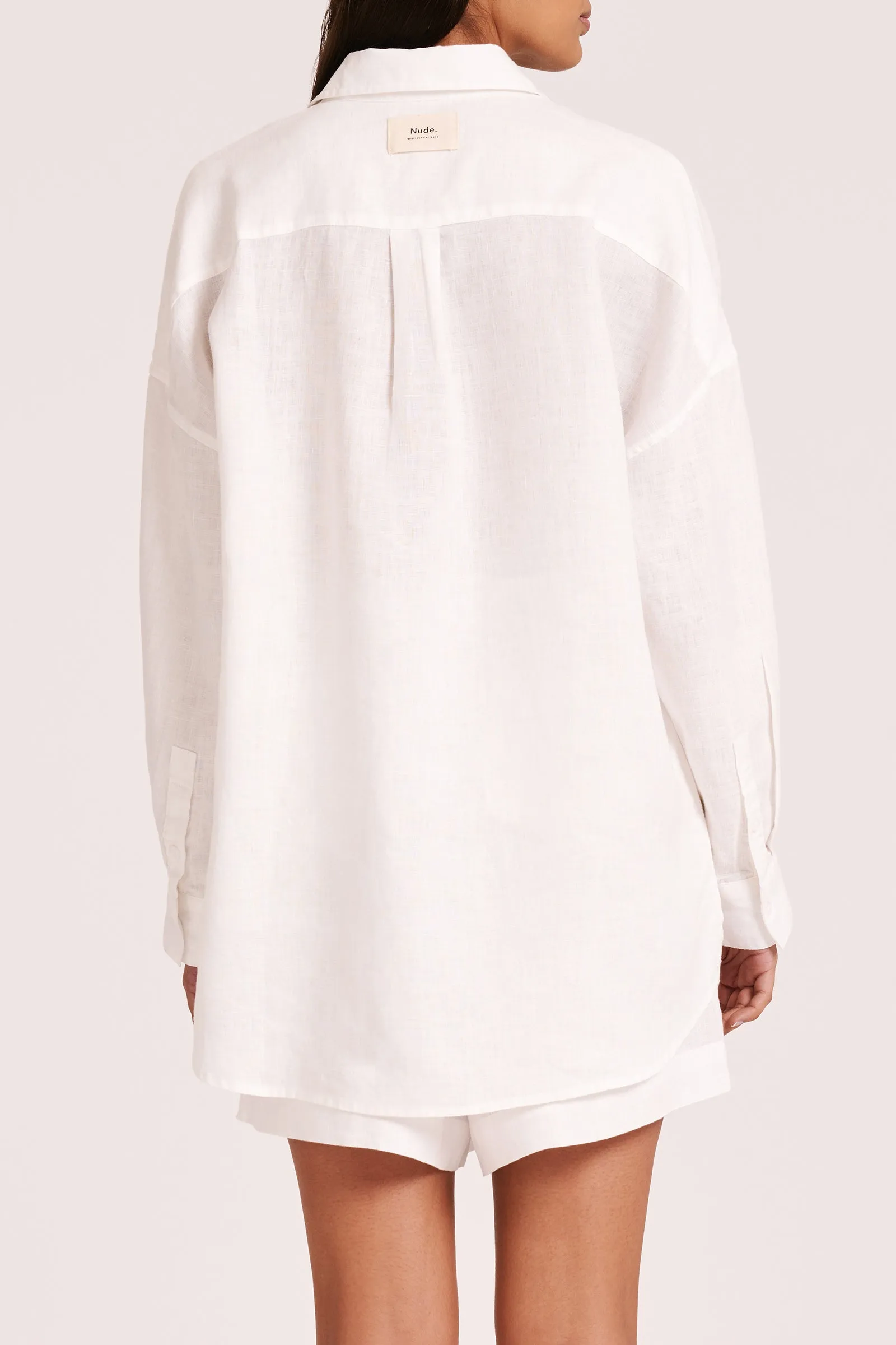 LOUNGE HERITAGE LINEN SHIRT sold by Nude Lucy product image thumbnail 4