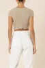 CAMERON BASIC WAFFLE TEE sold by Nude Lucy