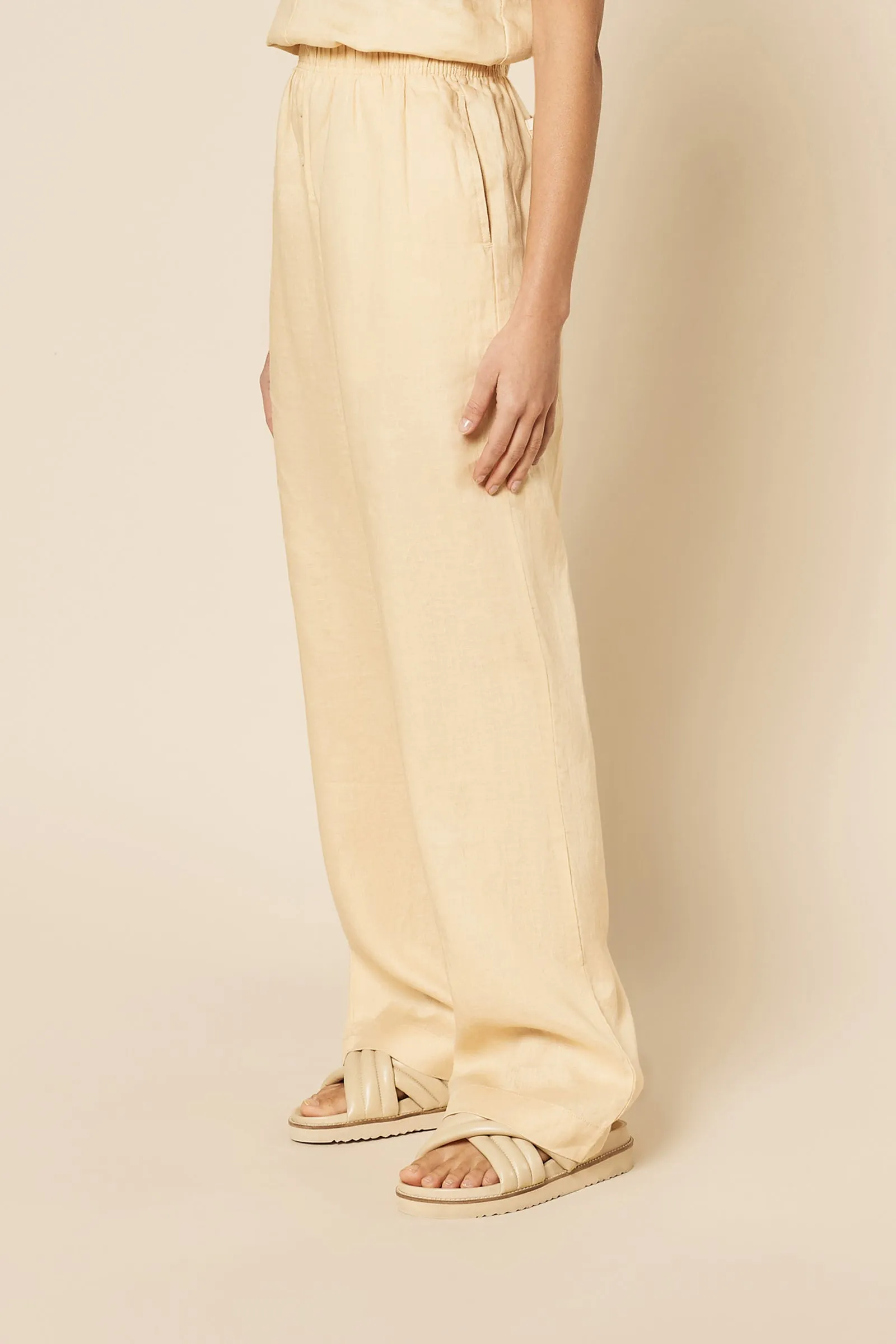NUDE LINEN LOUNGE PANT sold by Nude Lucy product image thumbnail 3