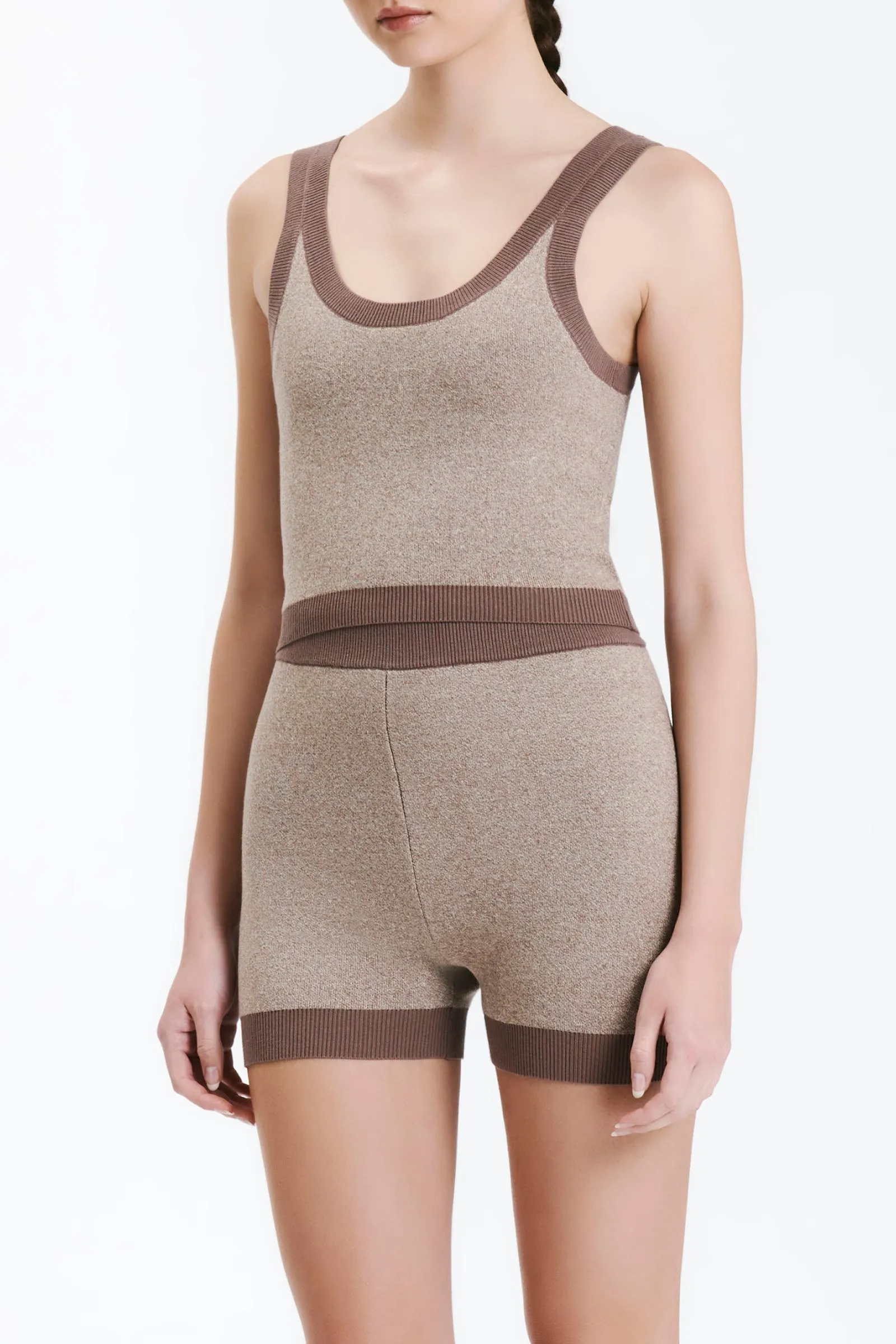 NUDE ACTIVE KNIT TANK sold by Nude Lucy product image thumbnail 3
