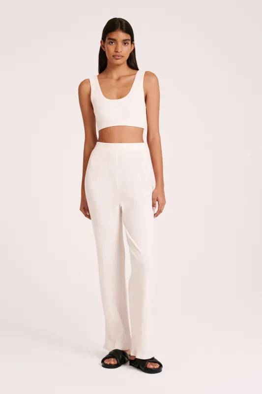 LOUNGE RIBBED CROP sold by Nude Lucy