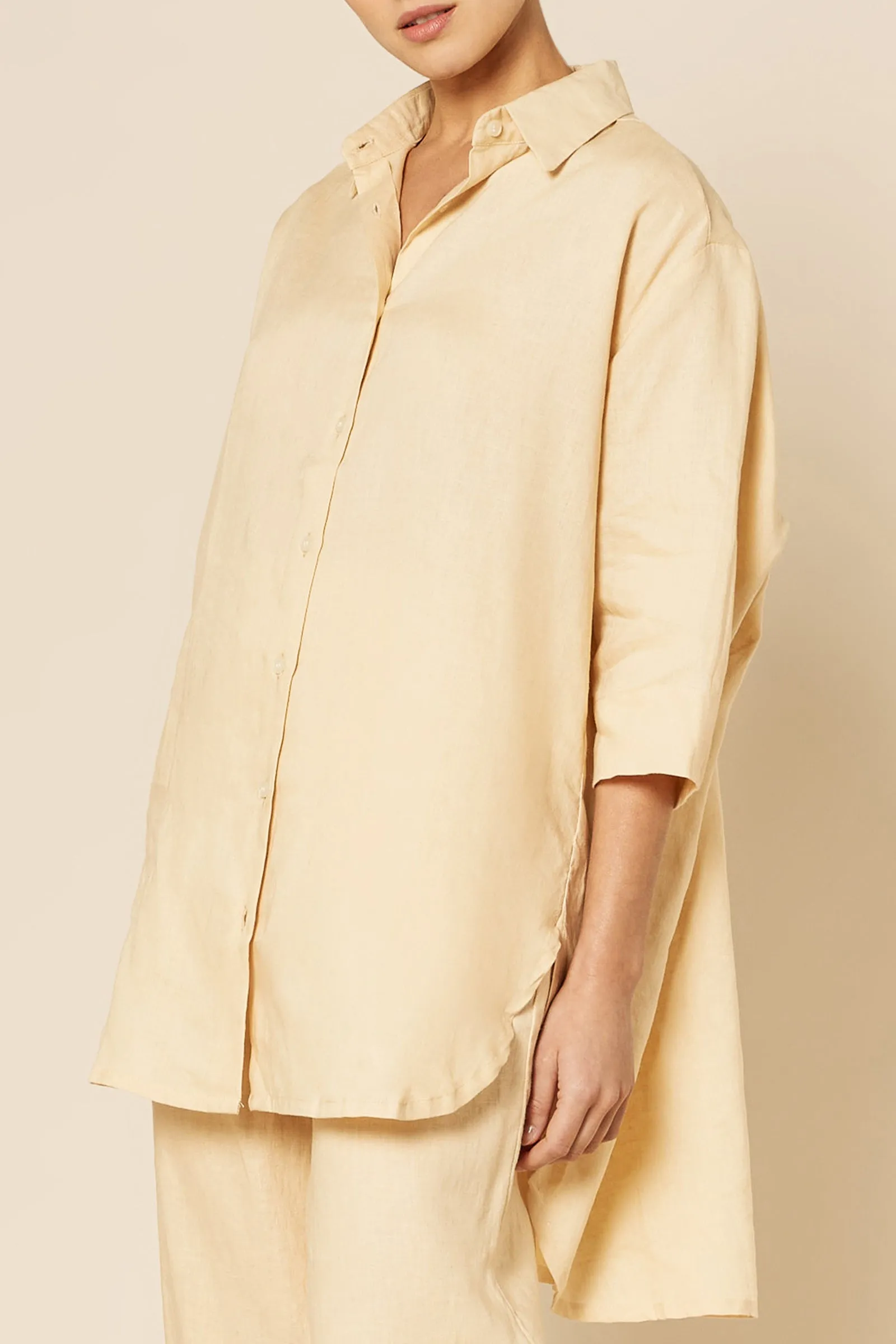 NUDE LOUNGE LONGLINE SHIRT sold by Nude Lucy product image thumbnail 3