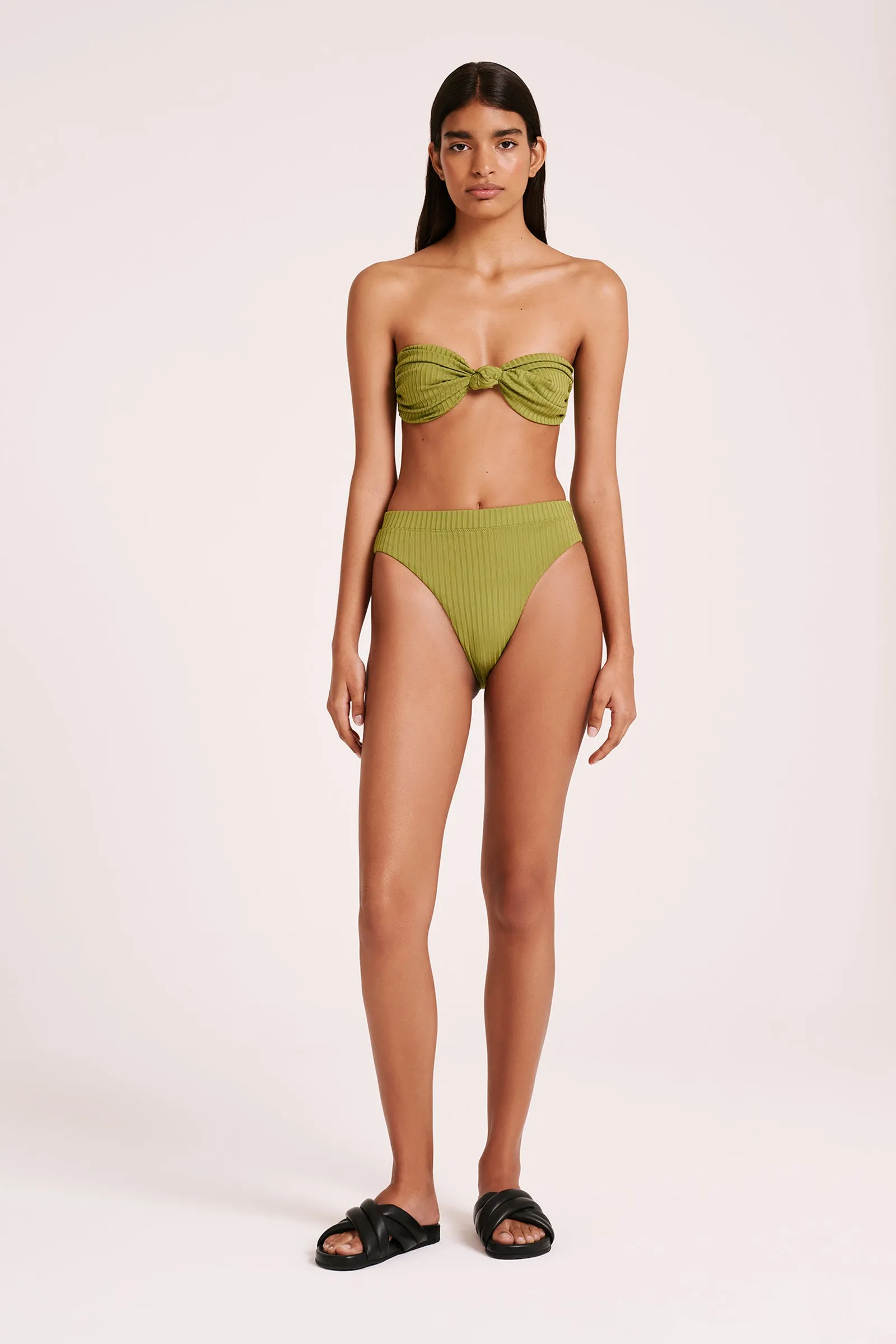 CLASSIC HIGH WAIST BIKINI BRIEF sold by Nude Lucy