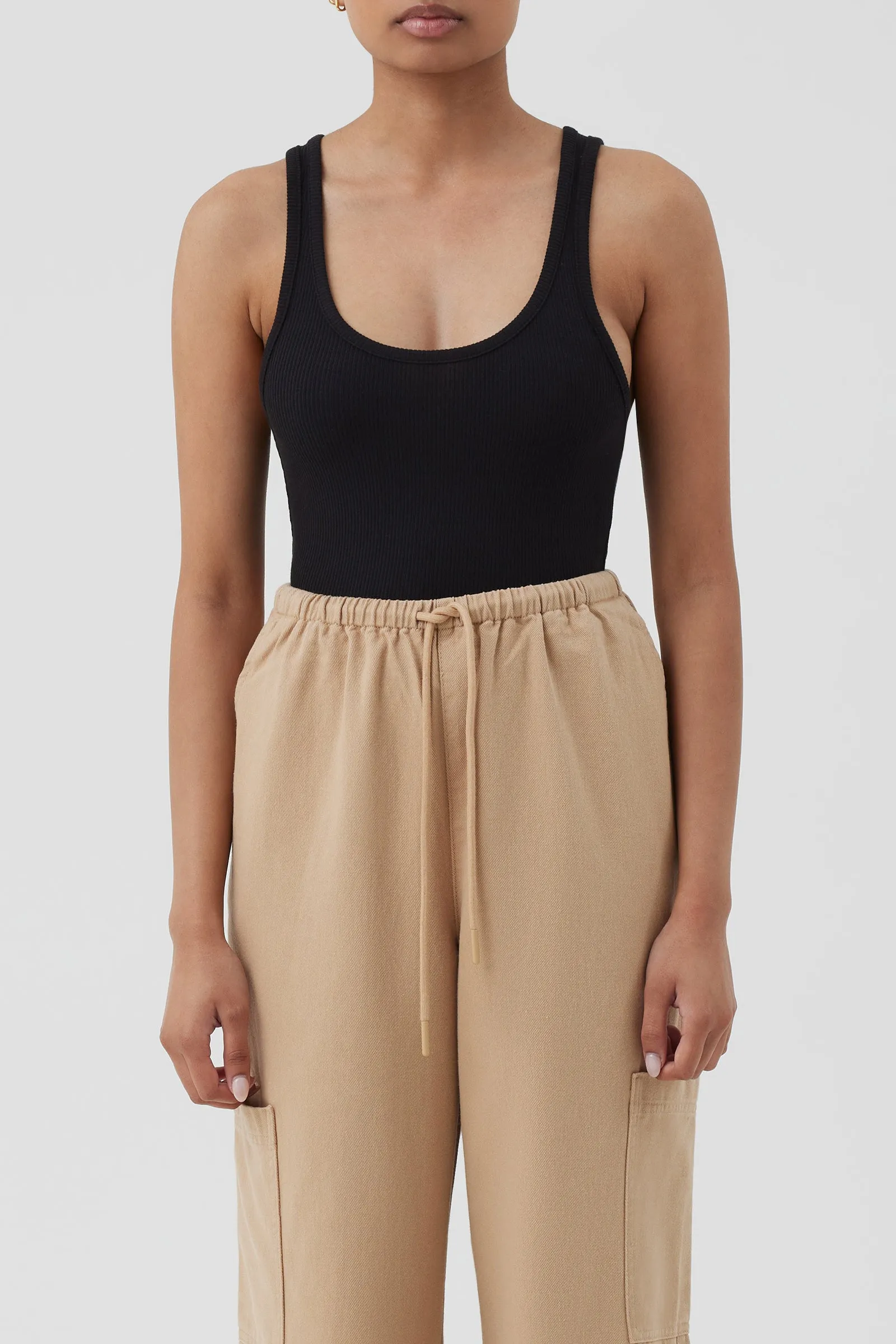 MAYA ORGANIC RIB TANK sold by Nude Lucy product image thumbnail 2