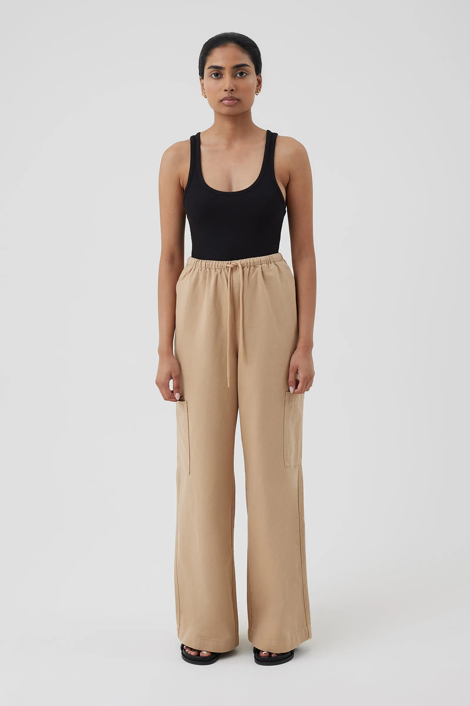 MAYA ORGANIC RIB TANK sold by Nude Lucy