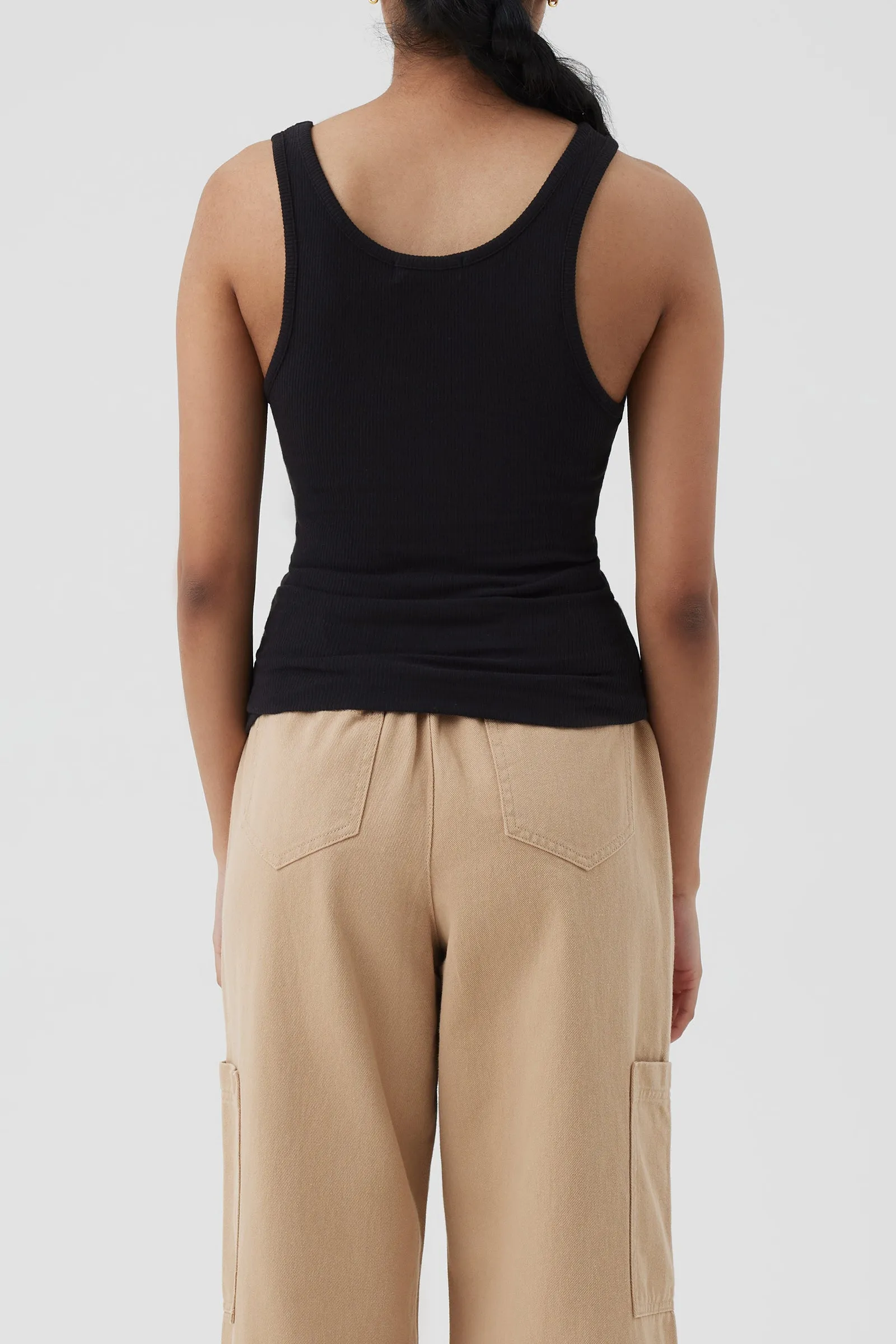 MAYA ORGANIC RIB TANK sold by Nude Lucy product image thumbnail 4