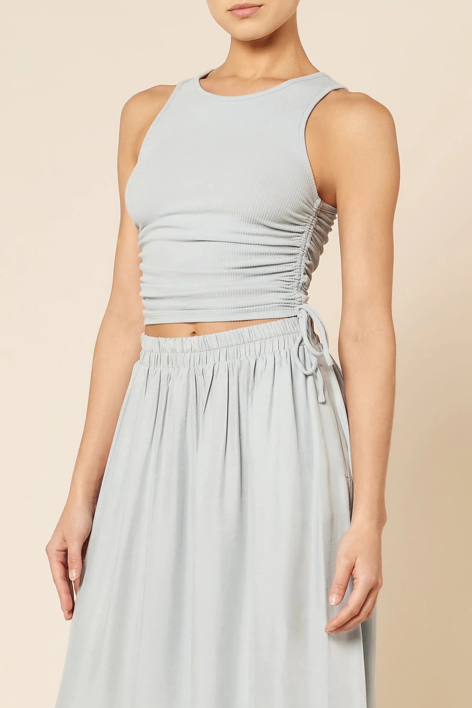 EVE ORGANIC DRAWSTRING TANK sold by Nude Lucy product image thumbnail 3