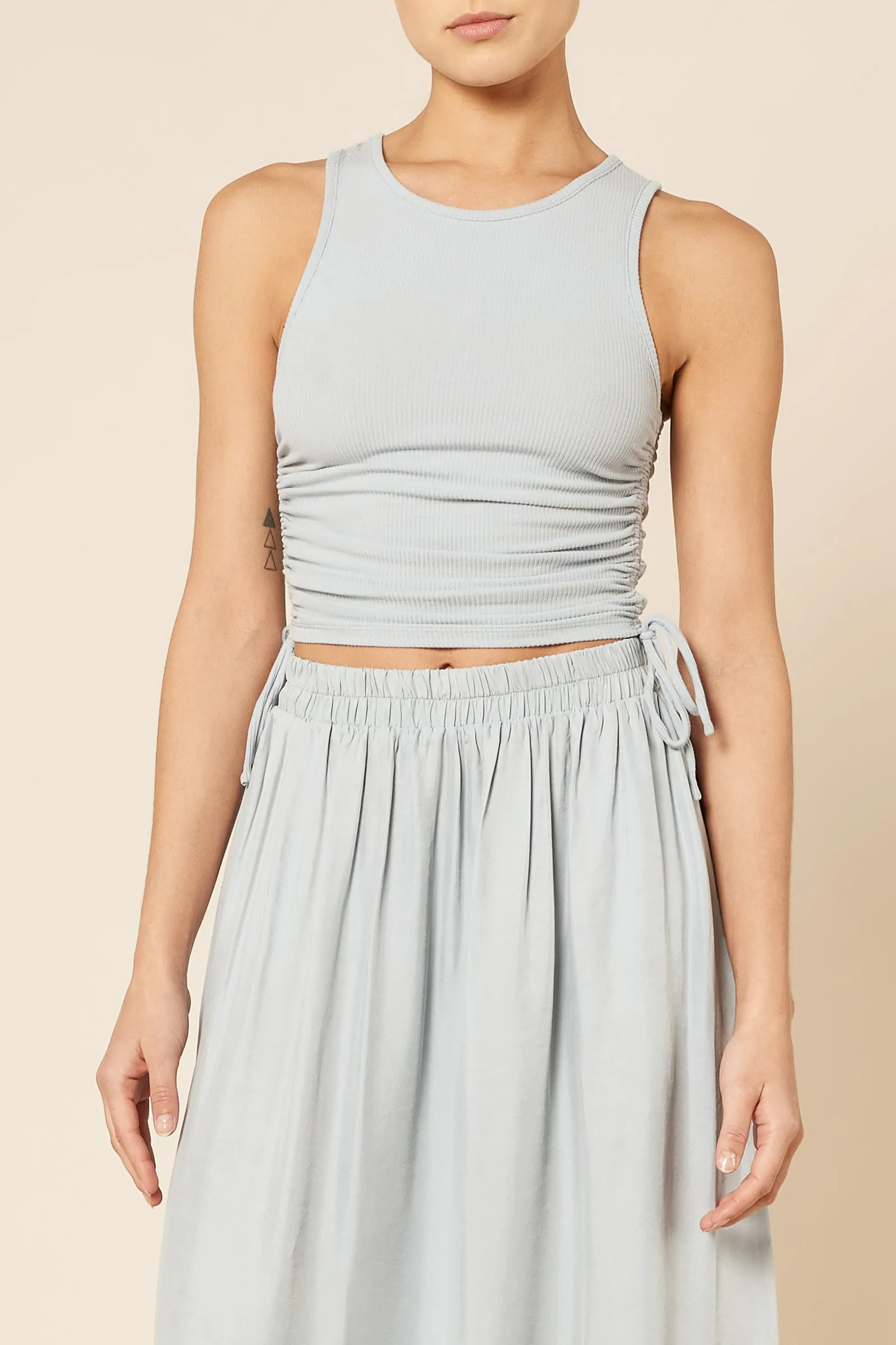 EVE ORGANIC DRAWSTRING TANK sold by Nude Lucy product image thumbnail 2