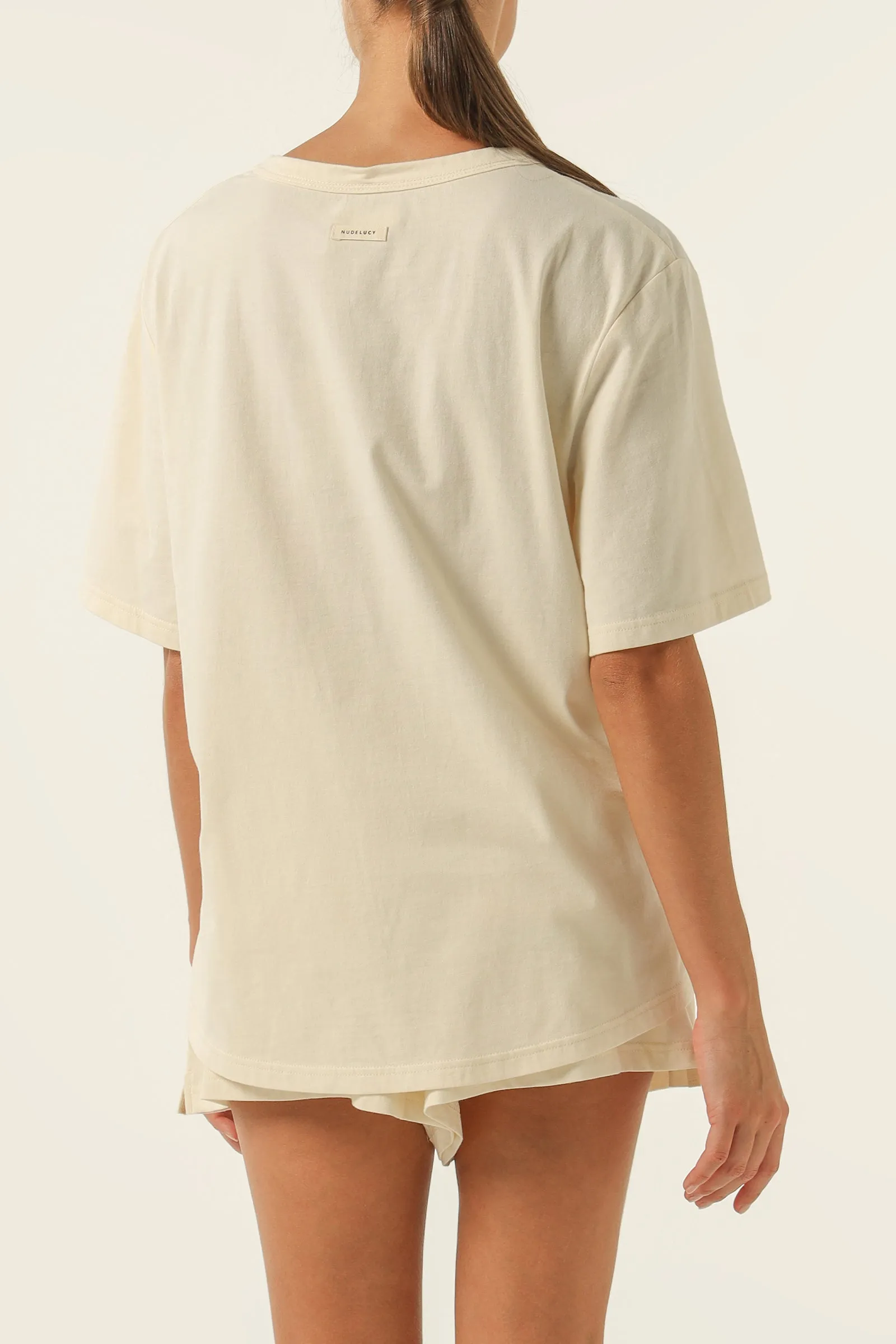 NUDE LOUNGE JERSEY TEE sold by Nude Lucy product image thumbnail 4