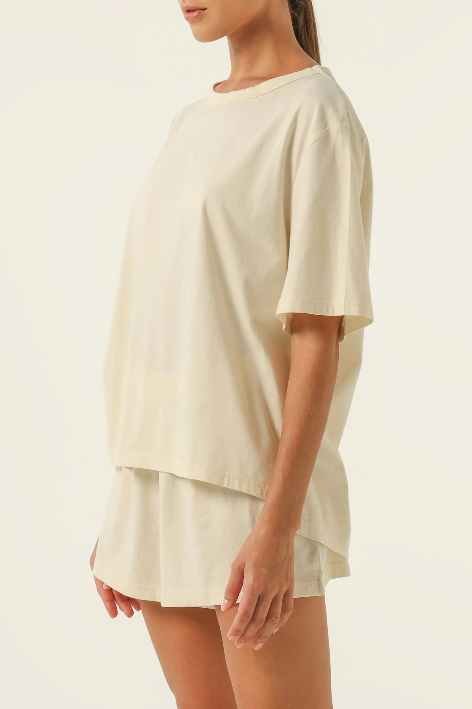 NUDE LOUNGE JERSEY TEE sold by Nude Lucy product image thumbnail 3