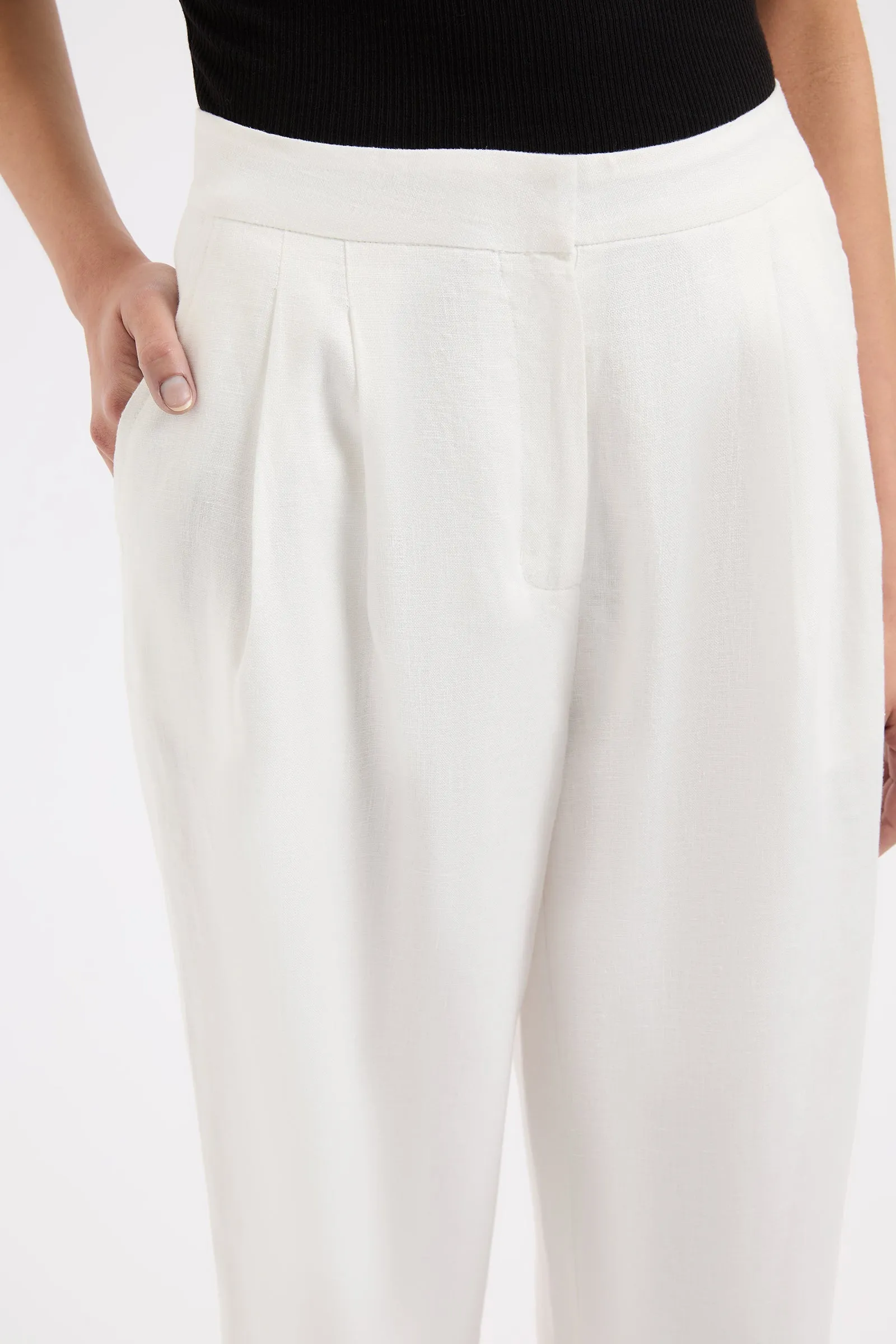 THILDA LINEN PANT sold by Nude Lucy product image thumbnail 5