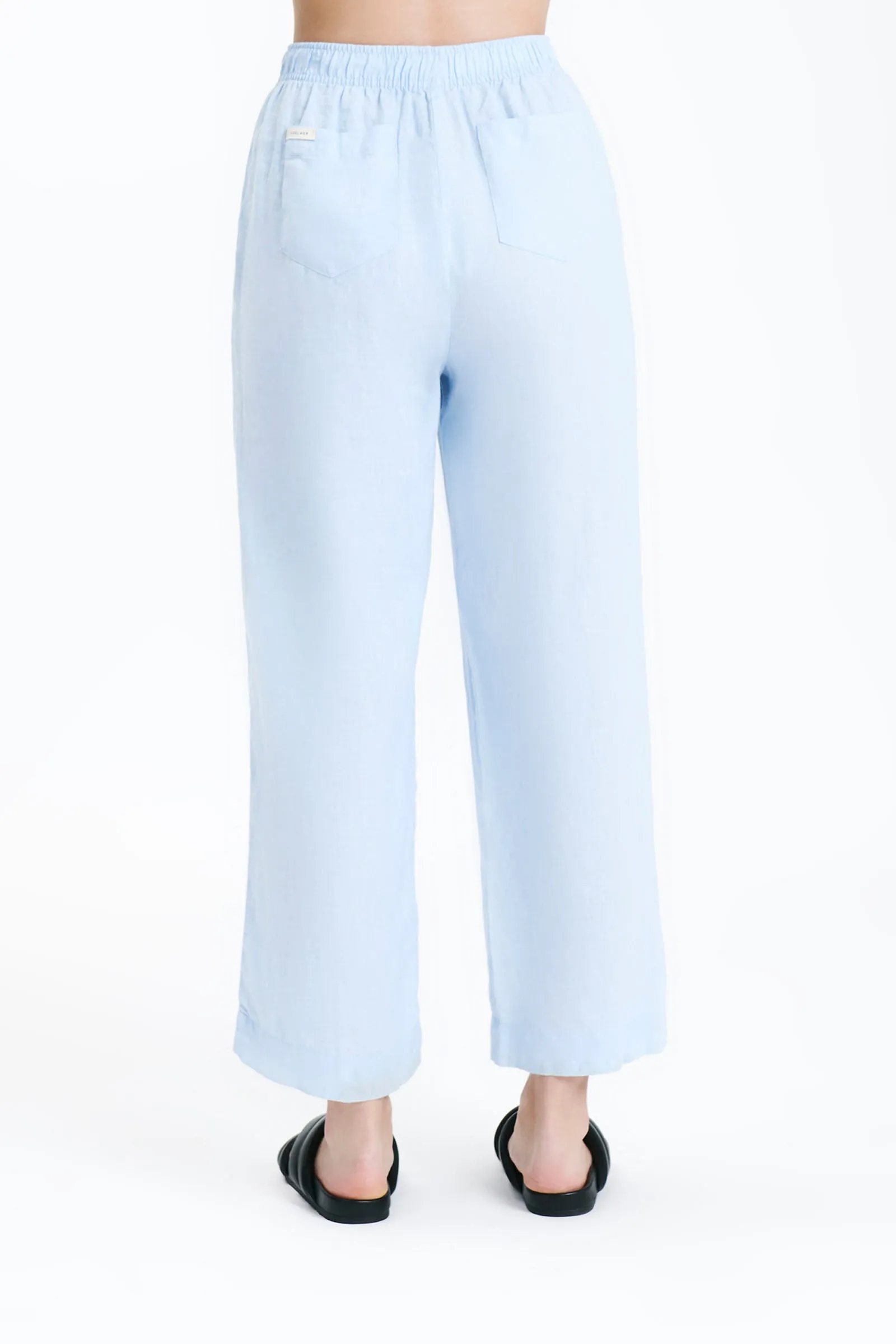 LOUNGE LINEN CROP PANT sold by Nude Lucy product image thumbnail 4