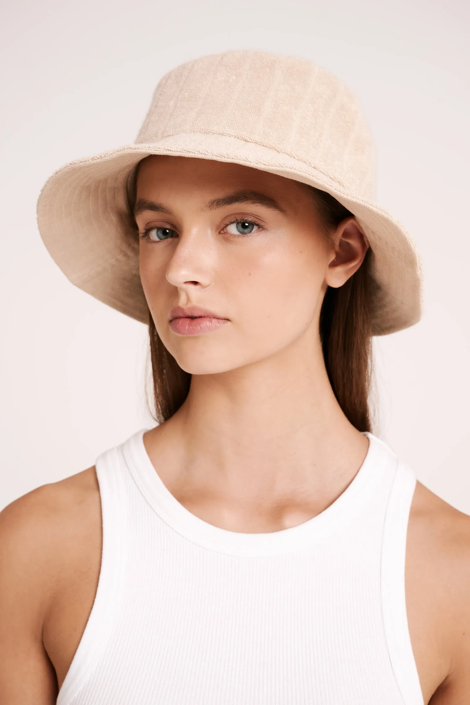 TERRY BUCKET HAT sold by Nude Lucy