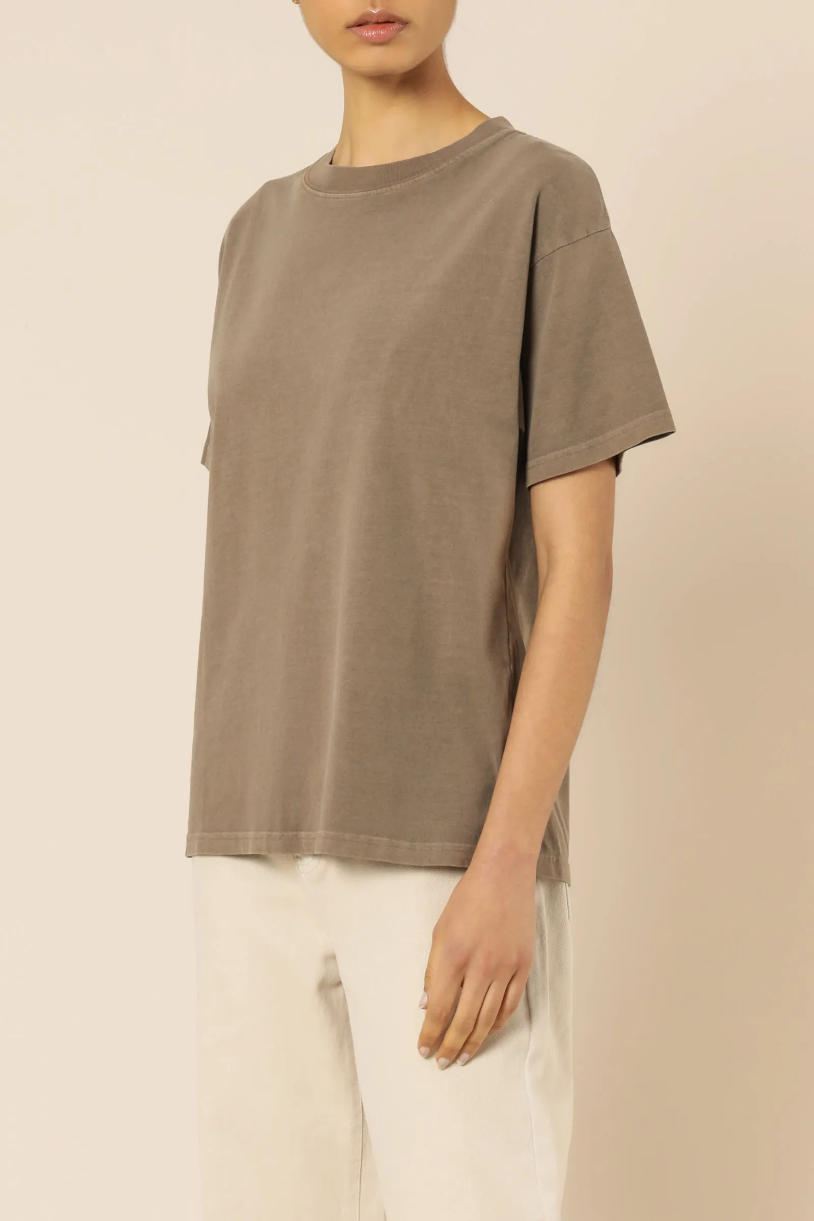 FRANKIE ORGANIC WASHED BF TEE sold by Nude Lucy product image thumbnail 3