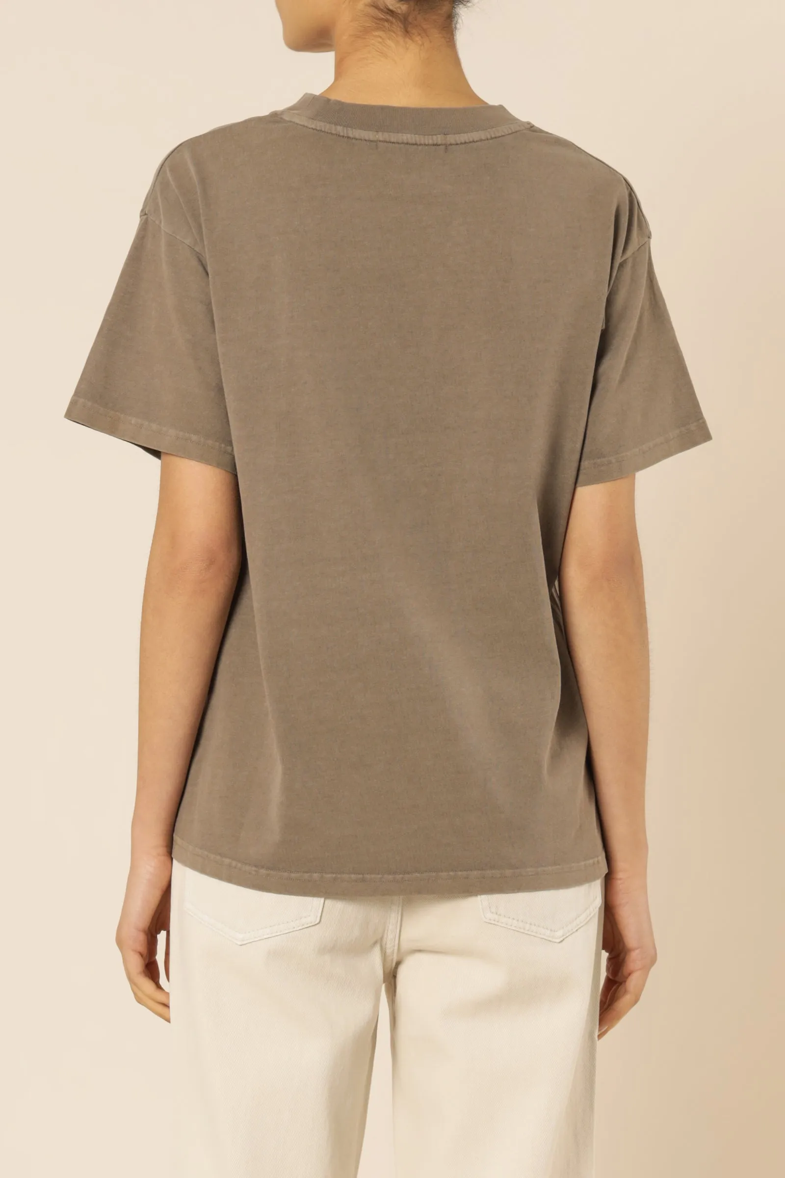 FRANKIE ORGANIC WASHED BF TEE sold by Nude Lucy product image thumbnail 4