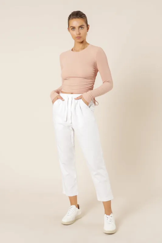 JUNE LS DRAWSTRING TEE made by Nude Lucy