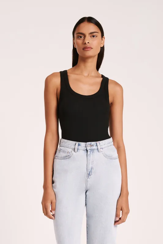 ORGANIC RIB SINGLET sold by Nude Lucy