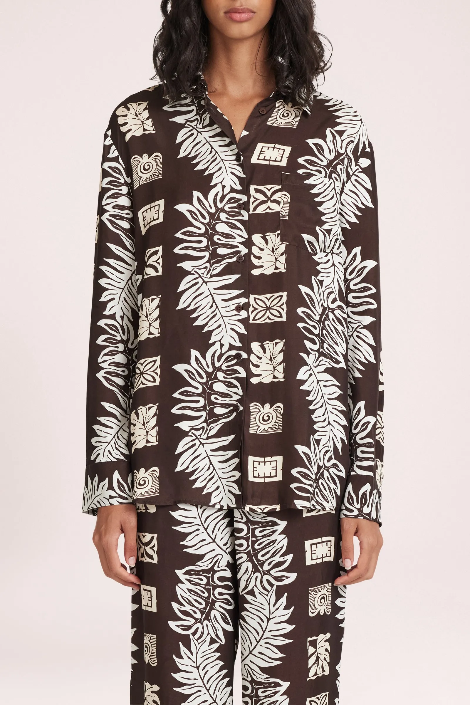 LAGO CUPRO SHIRT sold by Nude Lucy product image thumbnail 3