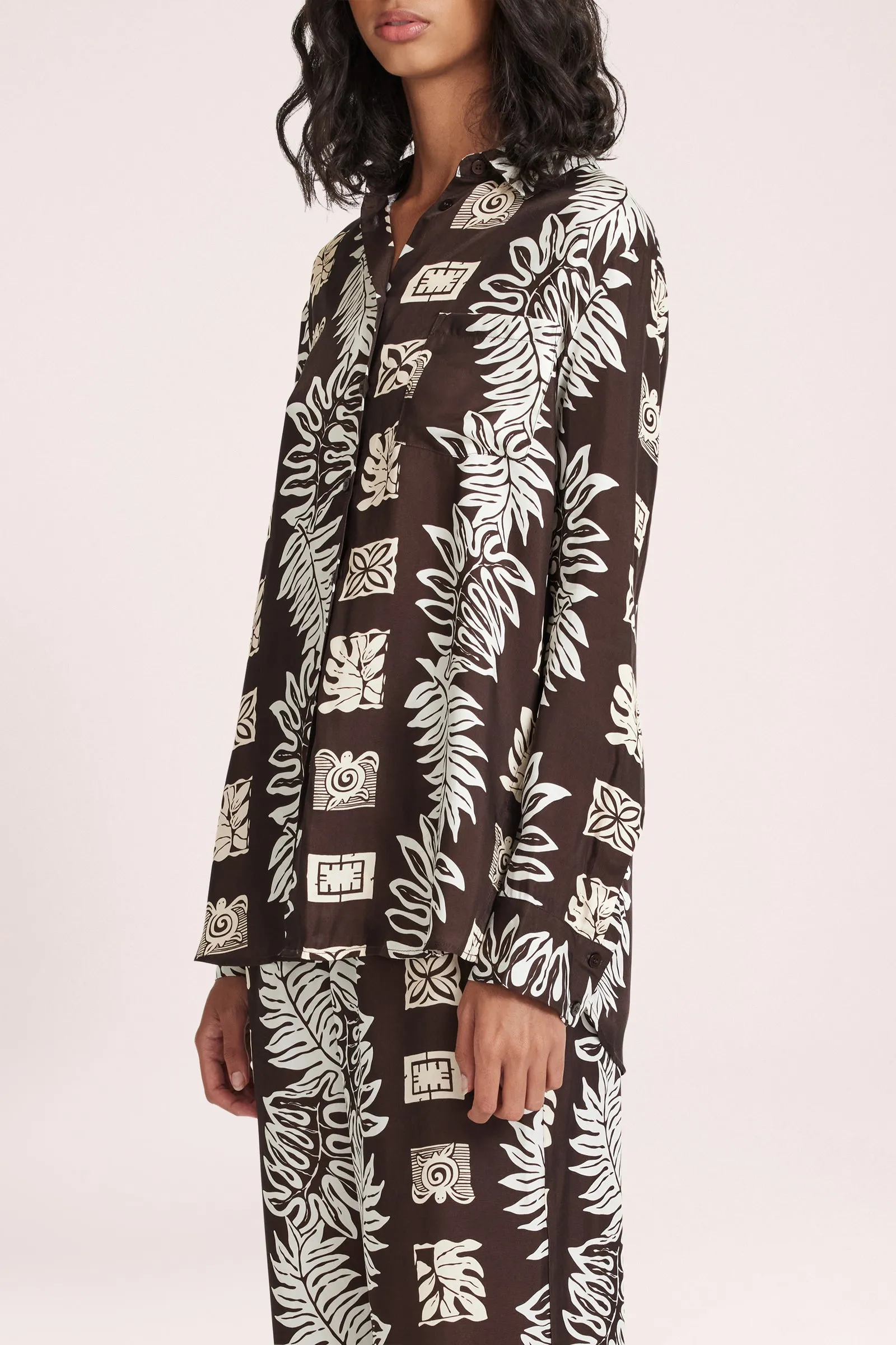 LAGO CUPRO SHIRT sold by Nude Lucy product image thumbnail 4