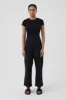 CAMERON BASIC WAFFLE TEE sold by Nude Lucy