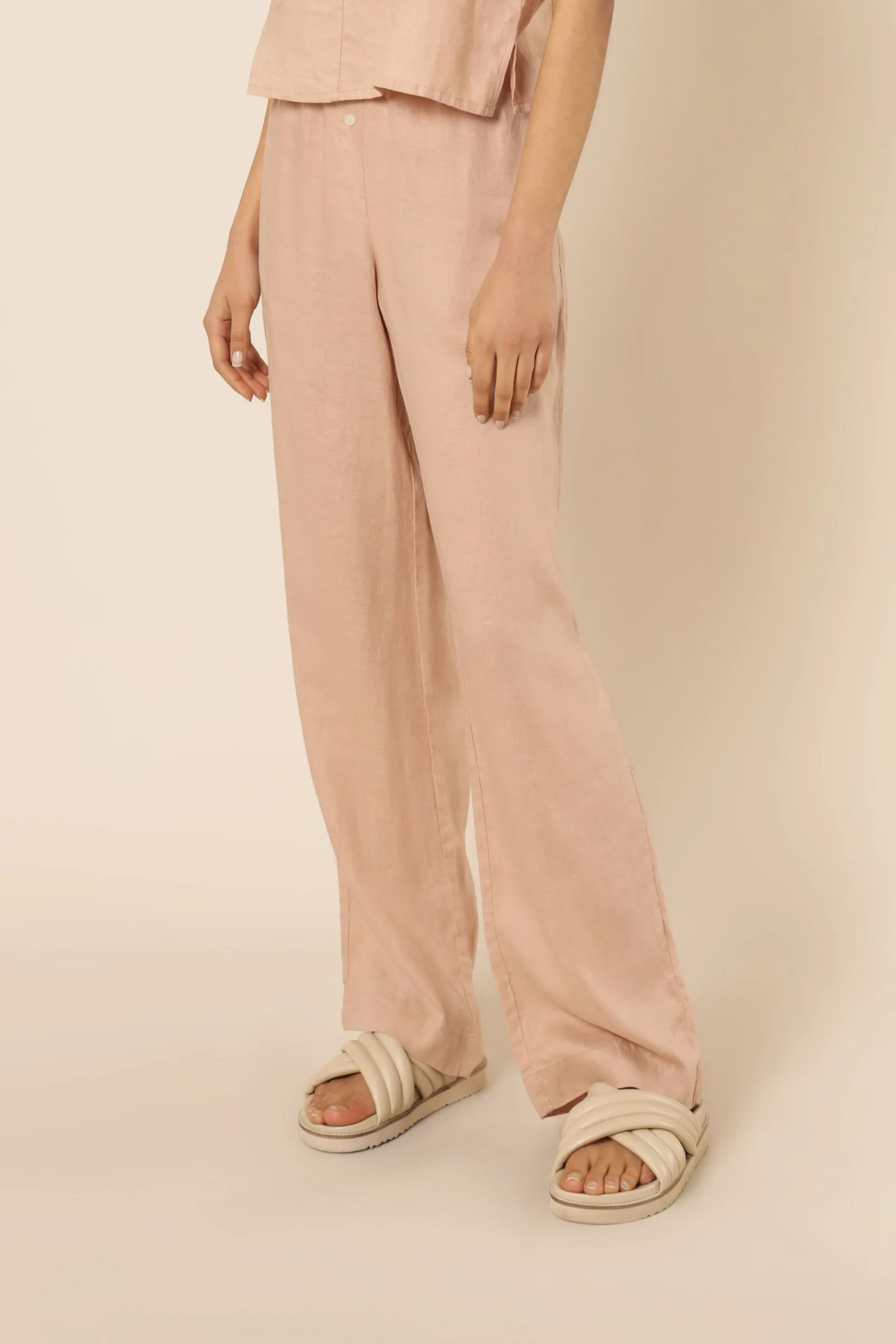 NUDE LINEN LOUNGE PANT sold by Nude Lucy product image thumbnail 3