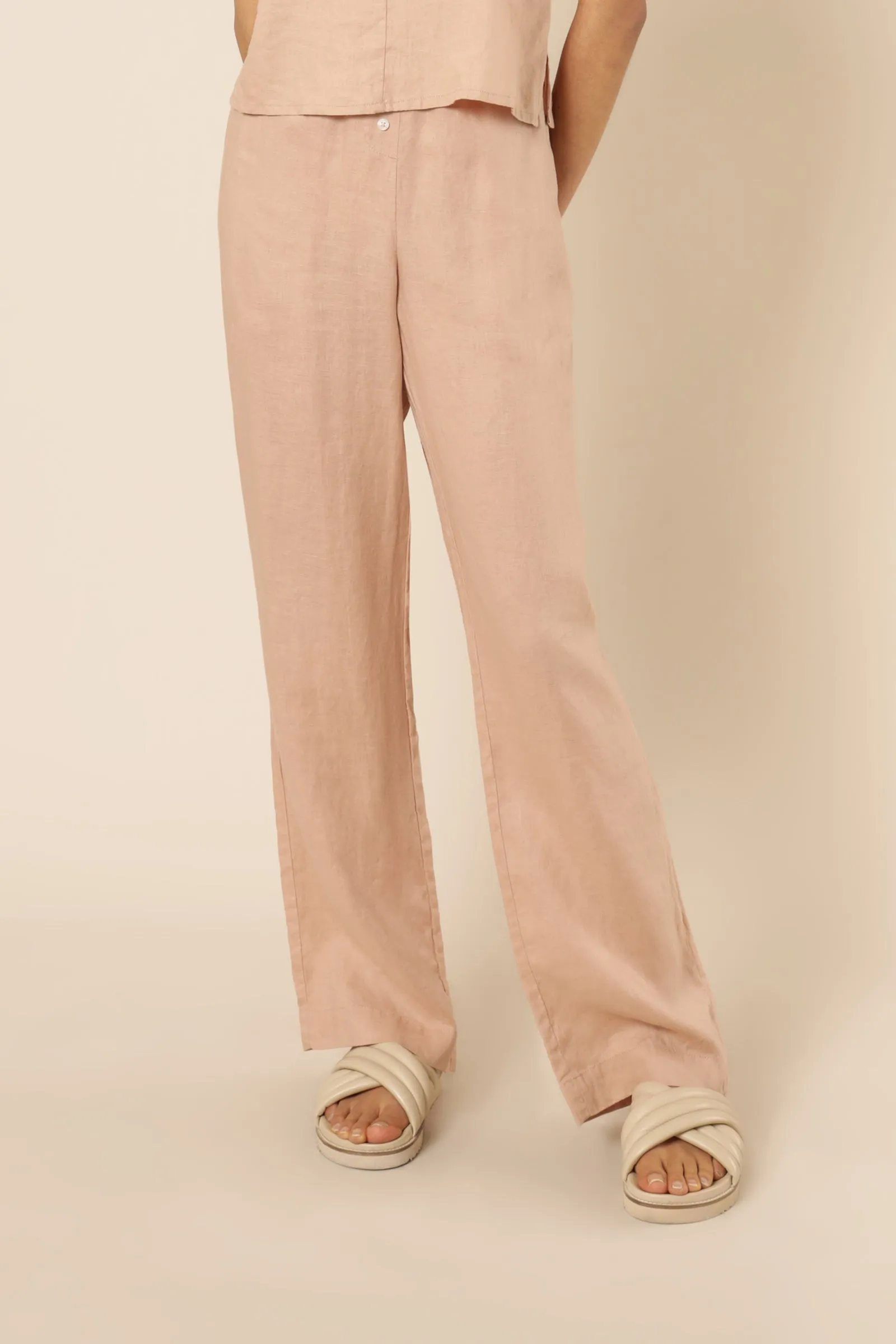 NUDE LINEN LOUNGE PANT sold by Nude Lucy product image thumbnail 2