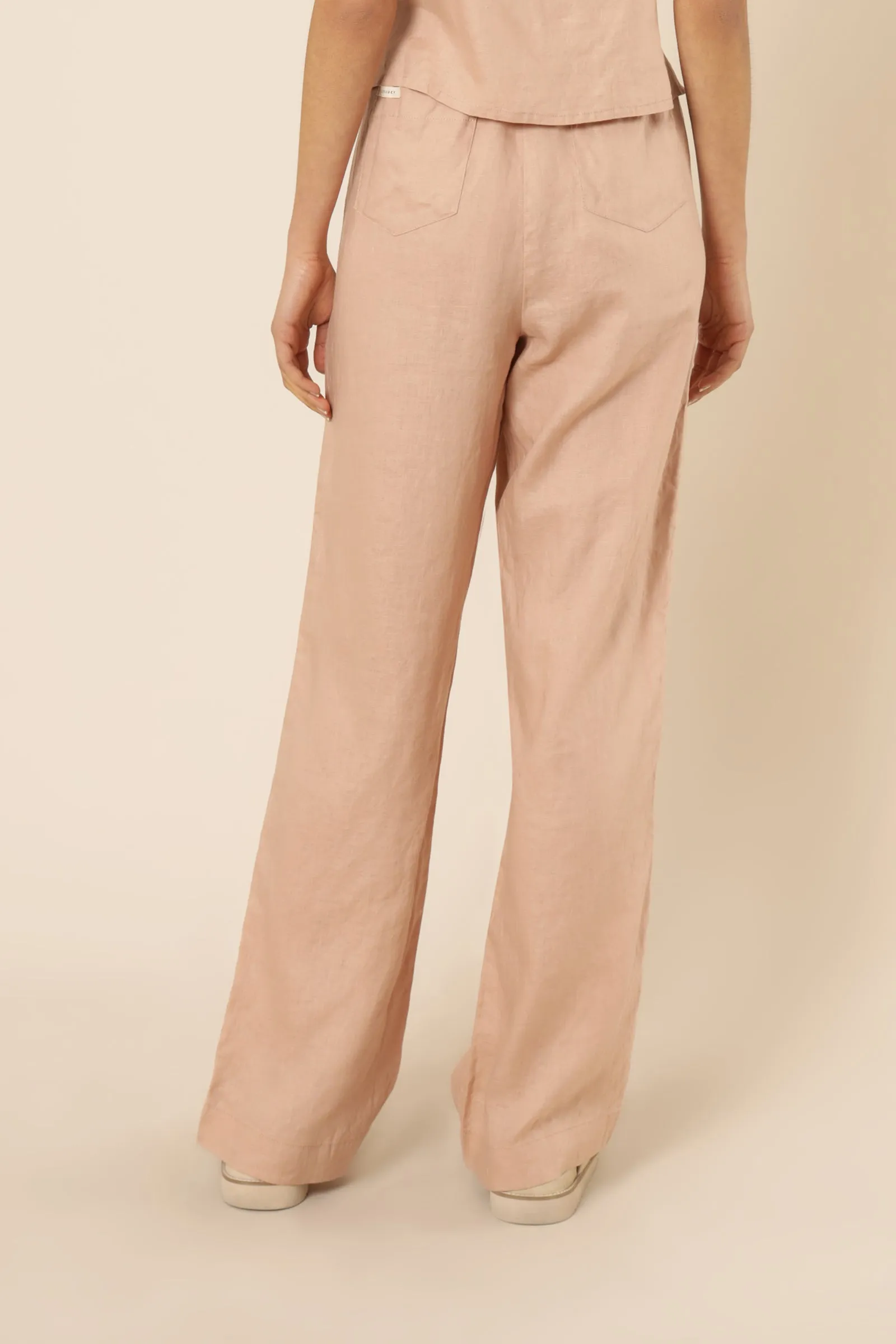NUDE LINEN LOUNGE PANT sold by Nude Lucy product image thumbnail 4