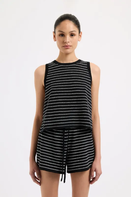 ZOSIA STRIPE KNIT TANK sold by Nude Lucy