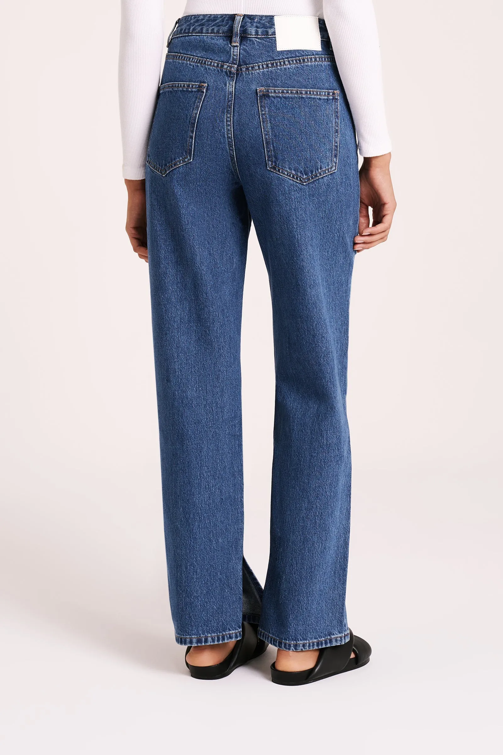ORGANIC SPLIT HEM JEAN sold by Nude Lucy product image thumbnail 4