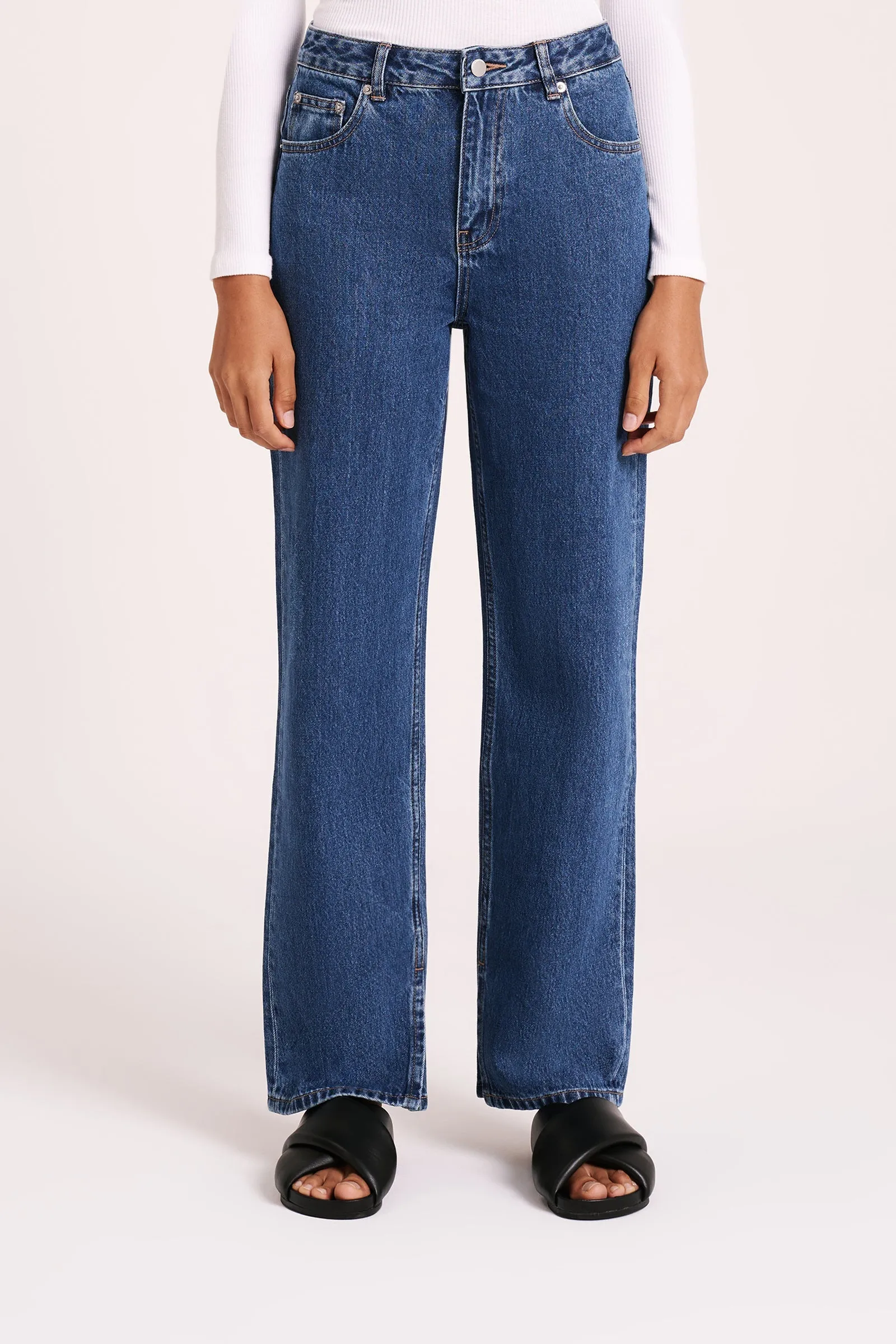ORGANIC SPLIT HEM JEAN sold by Nude Lucy product image thumbnail 2