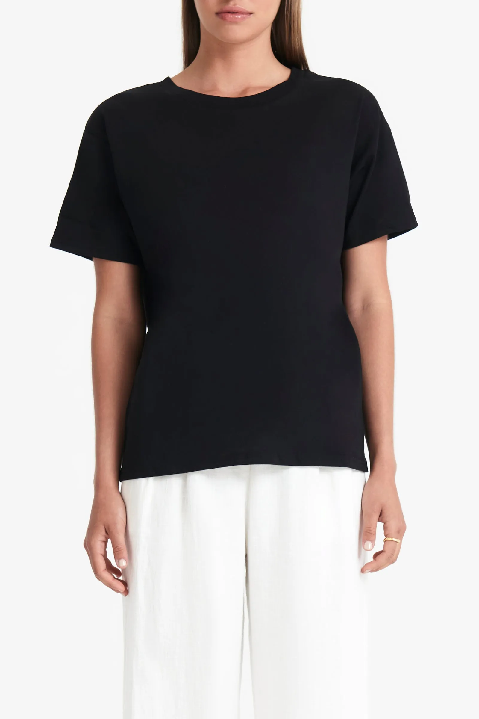 FRANKIE ORGANIC BOYFRIEND TEE sold by Nude Lucy product image thumbnail 2