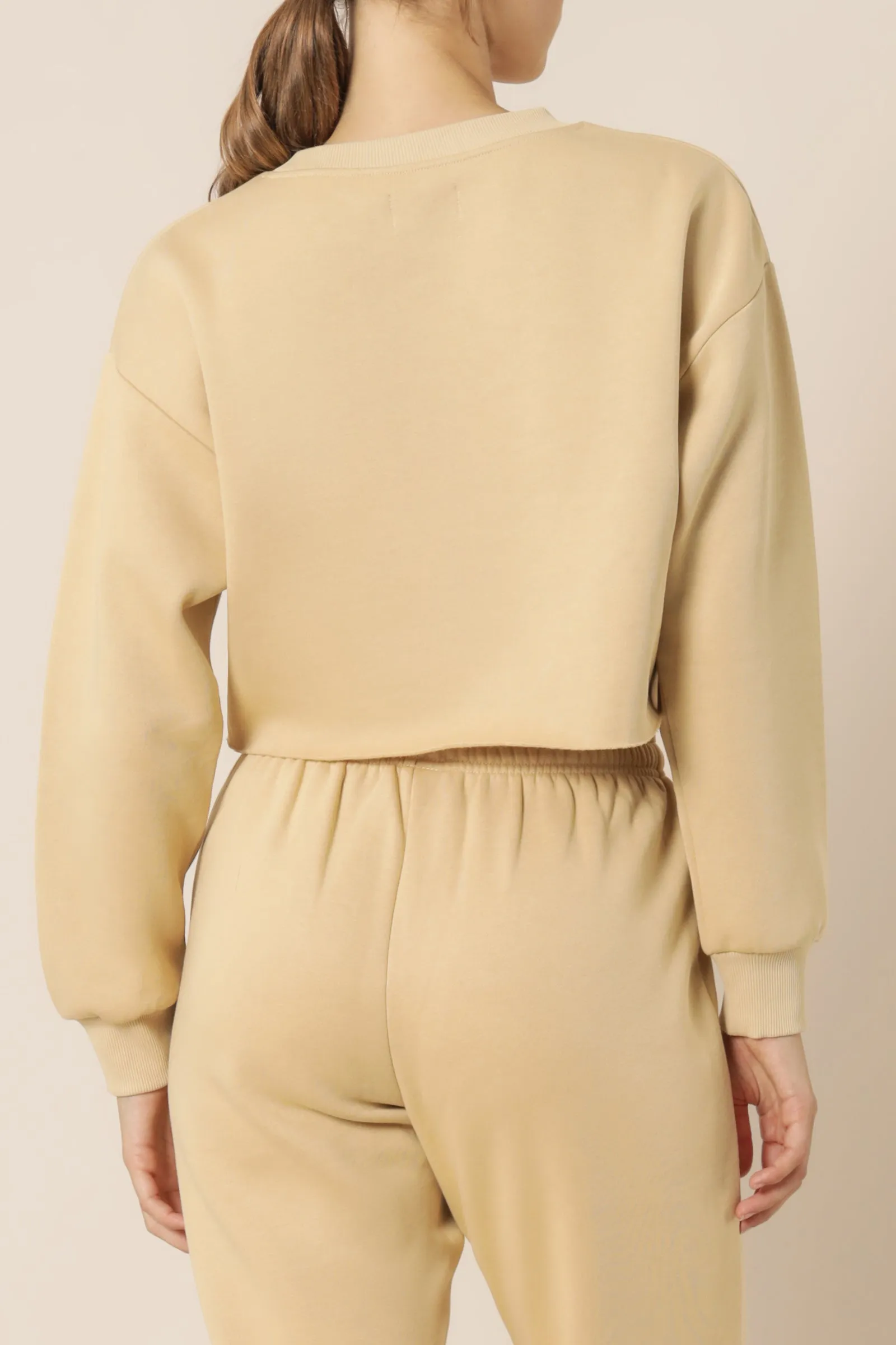 CARTER CLASSIC CROP SWEAT sold by Nude Lucy product image thumbnail 4