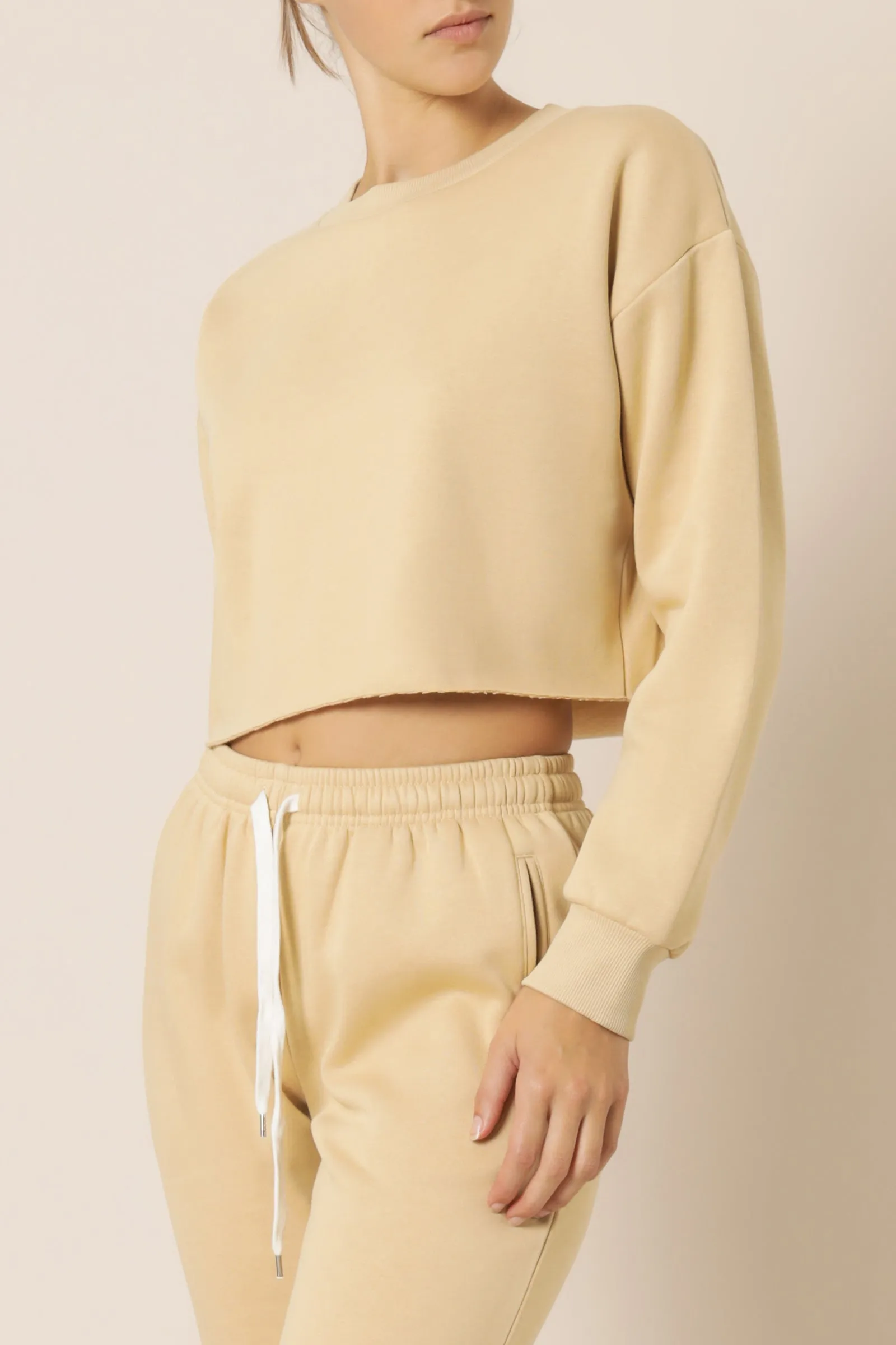 CARTER CLASSIC CROP SWEAT sold by Nude Lucy product image thumbnail 3