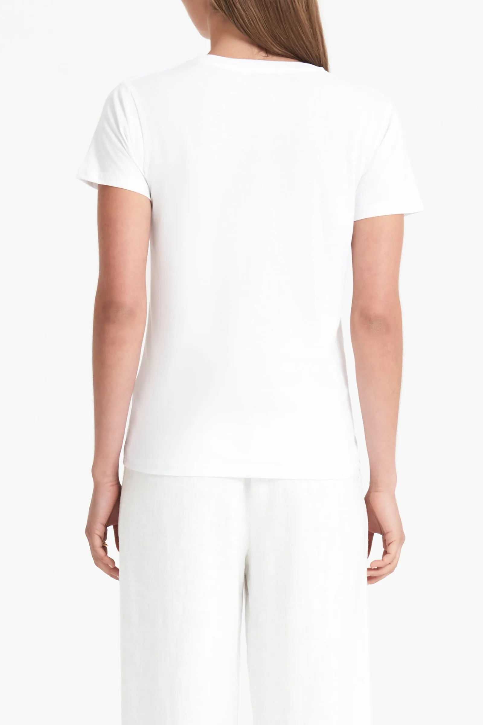 HARPER ORGANIC CREW NECK TEE sold by Nude Lucy product image thumbnail 4