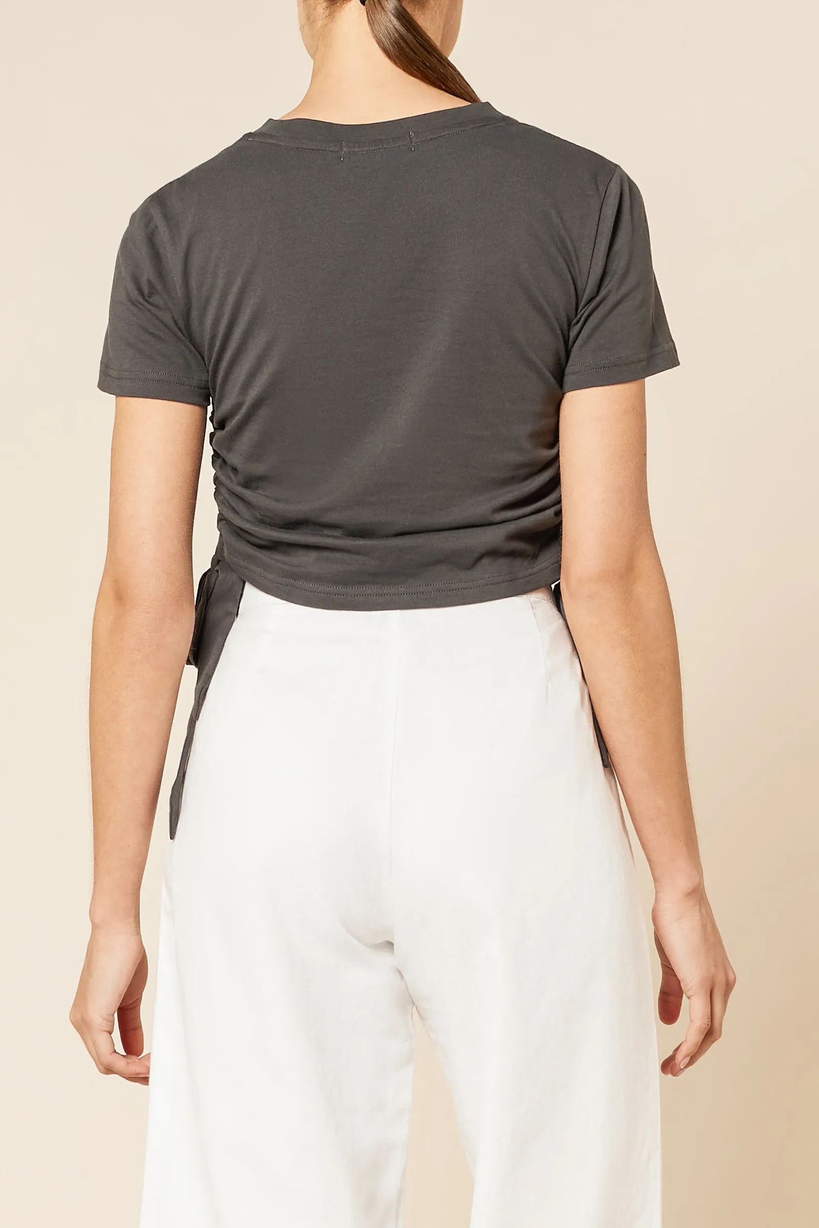 ROWAN ORGANIC DRAWSTRING TEE sold by Nude Lucy product image thumbnail 4