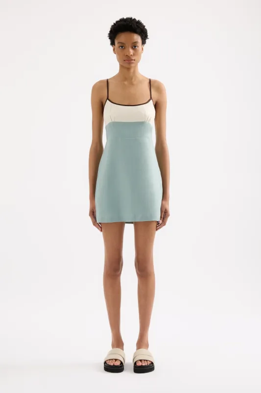 THILDA LINEN MINI DRESS sold by Nude Lucy