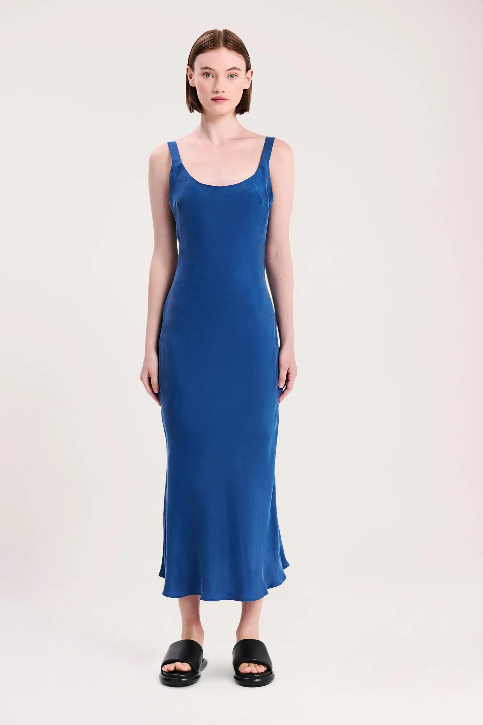 REN CUPRO SLIP DRESS sold by Nude Lucy